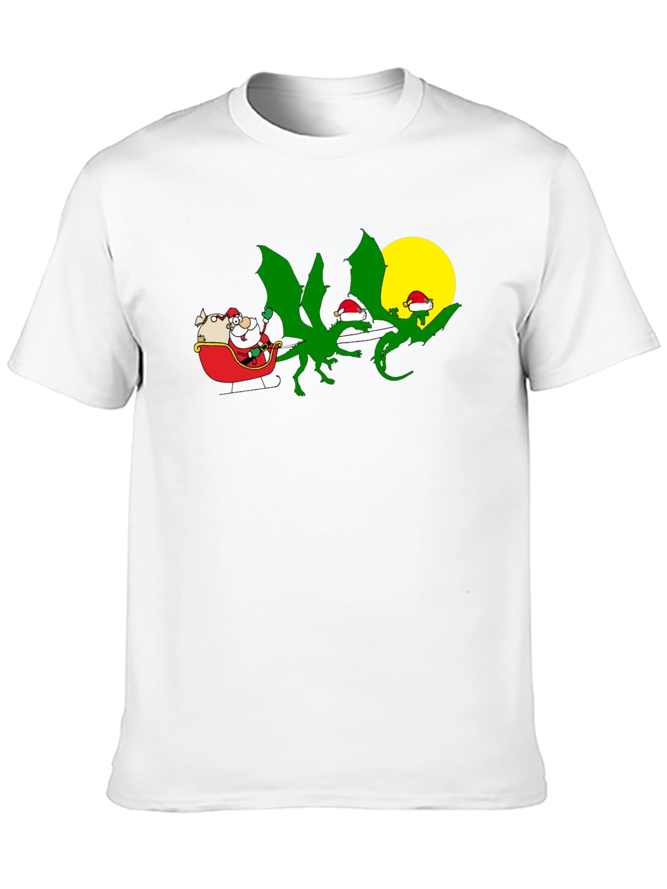Festive Dragon Santa T-Shirt