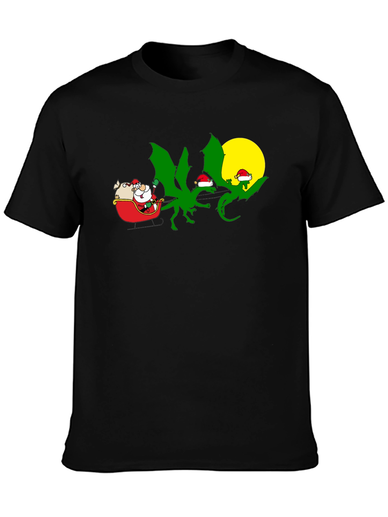 Festive Dragon Santa T-Shirt