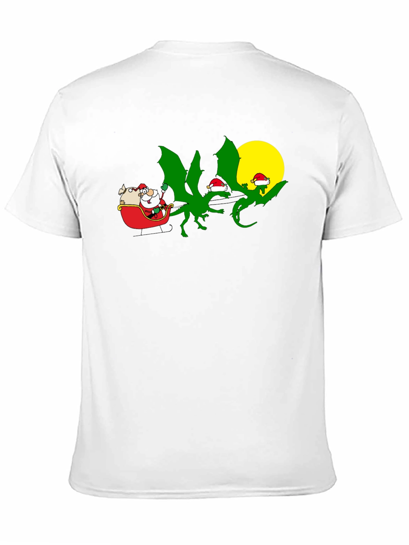 Festive Dragon Santa T-Shirt