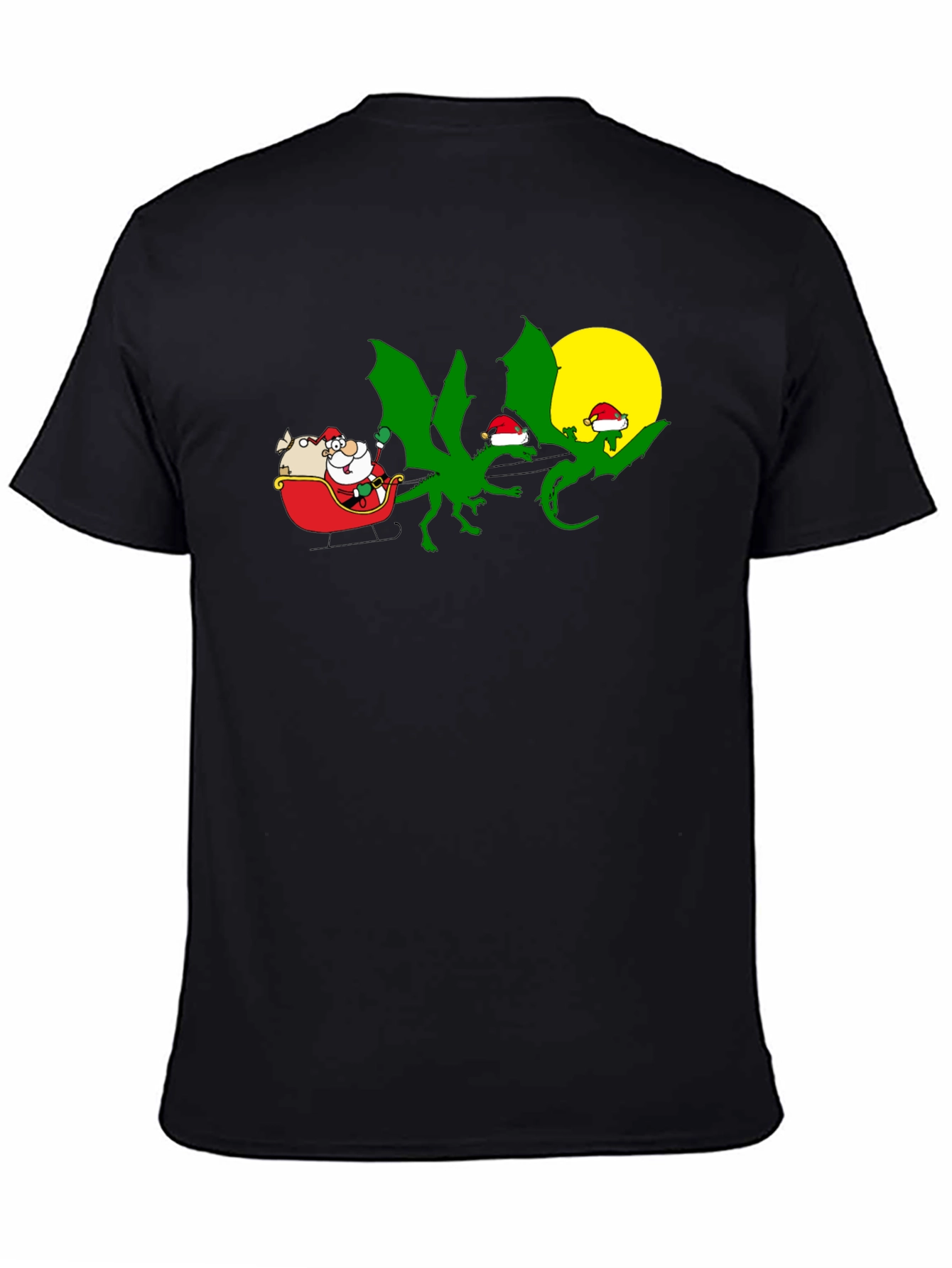 Festive Dragon Santa T-Shirt