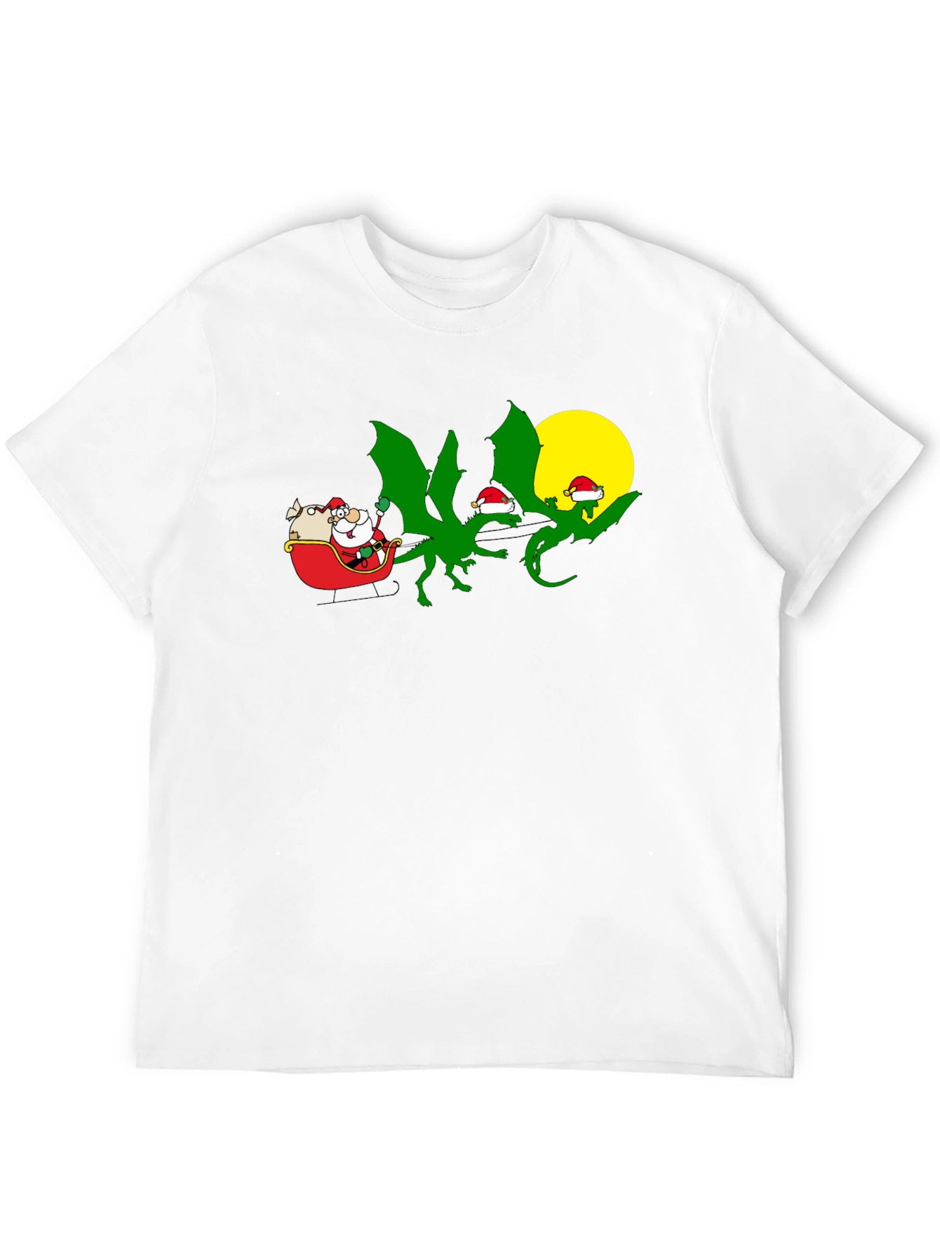 Festive Dragon Santa T-Shirt