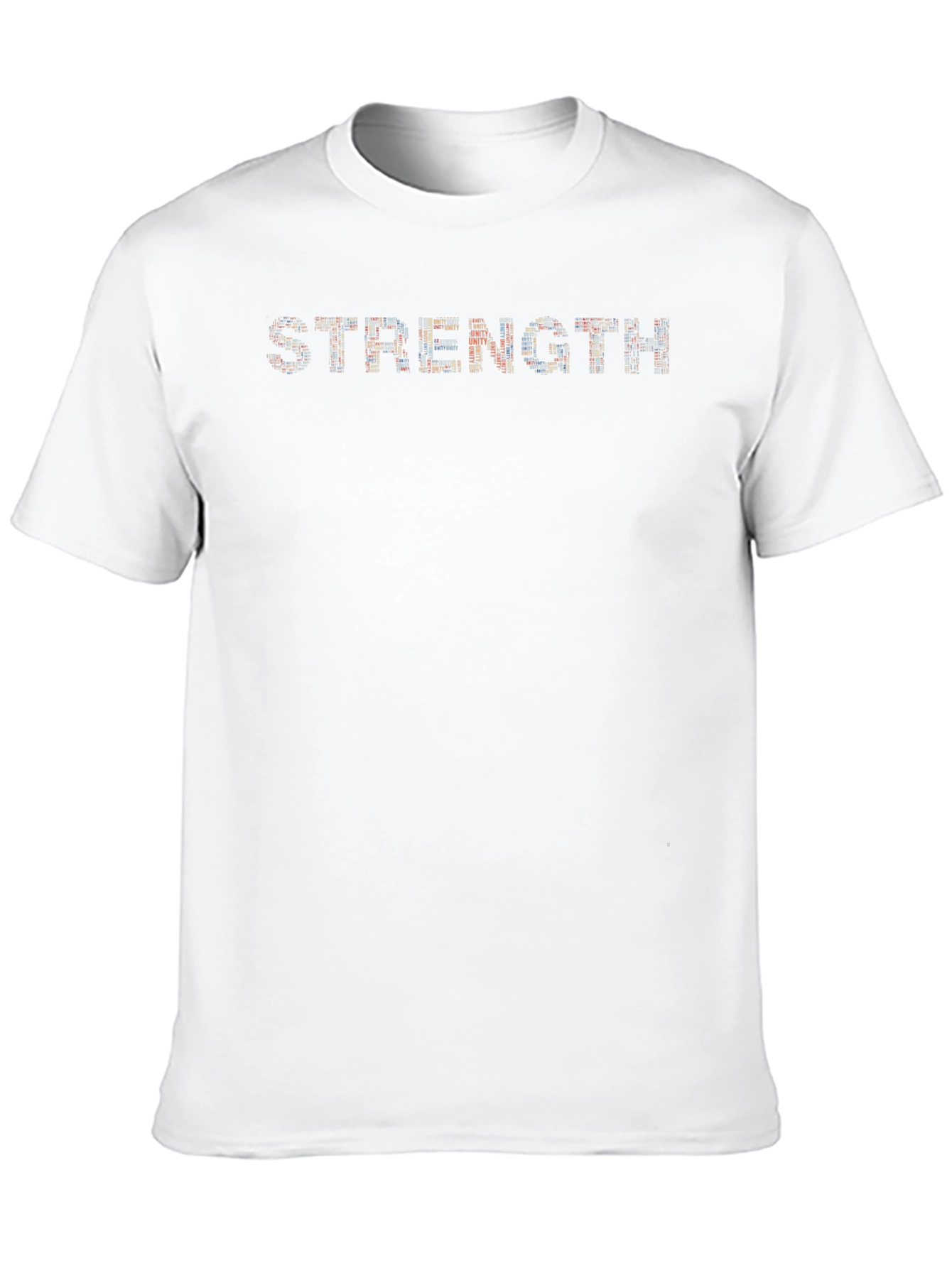 Strength Graphic Print Black T-Shirt