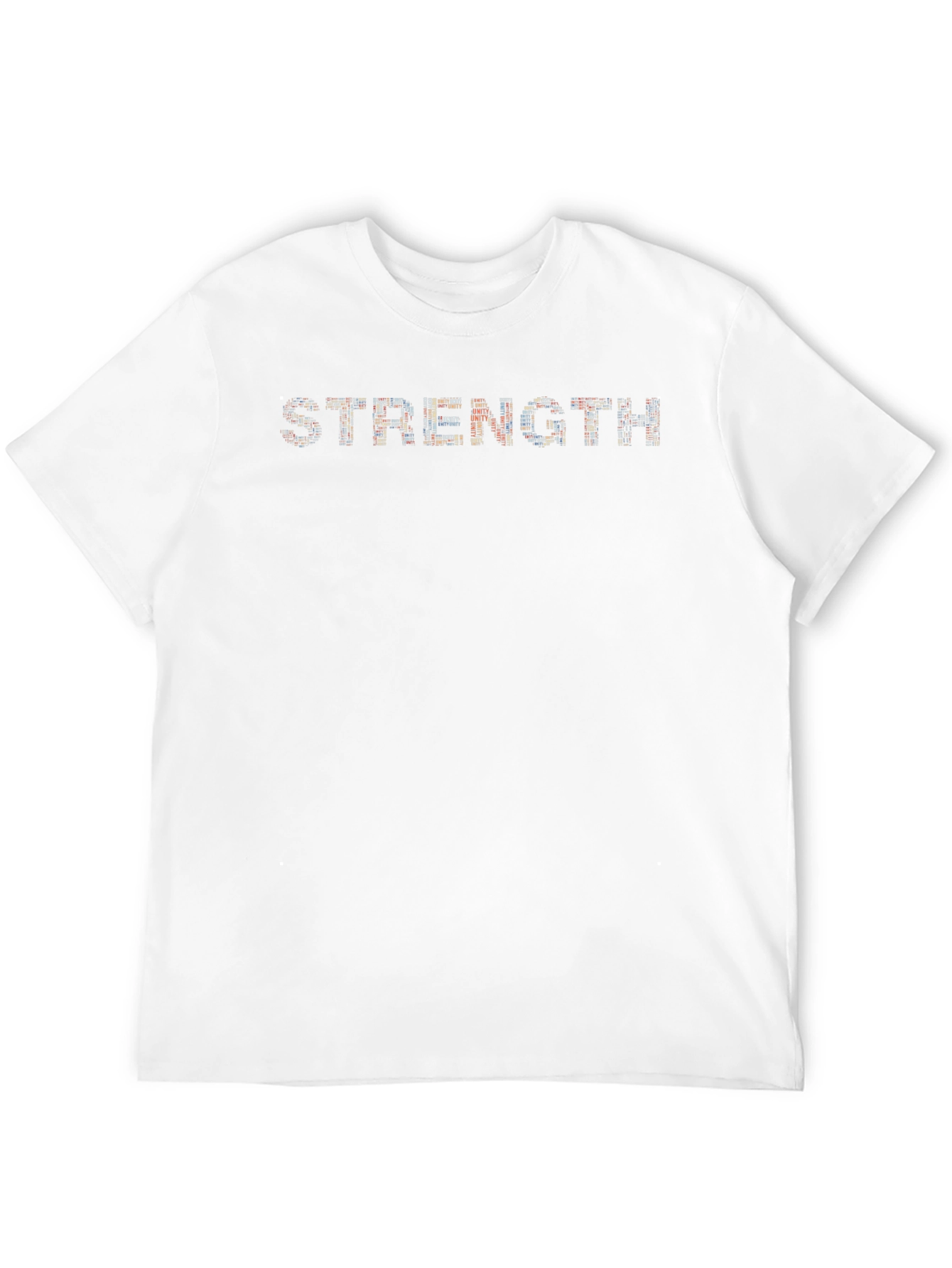 Strength Graphic Print Black T-Shirt