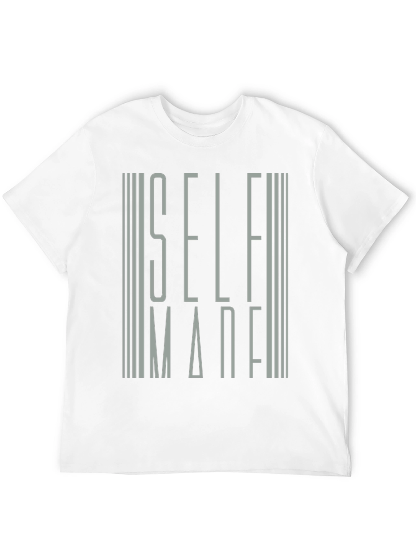 Self Made Graphic Print Mens T-Shirt - Black