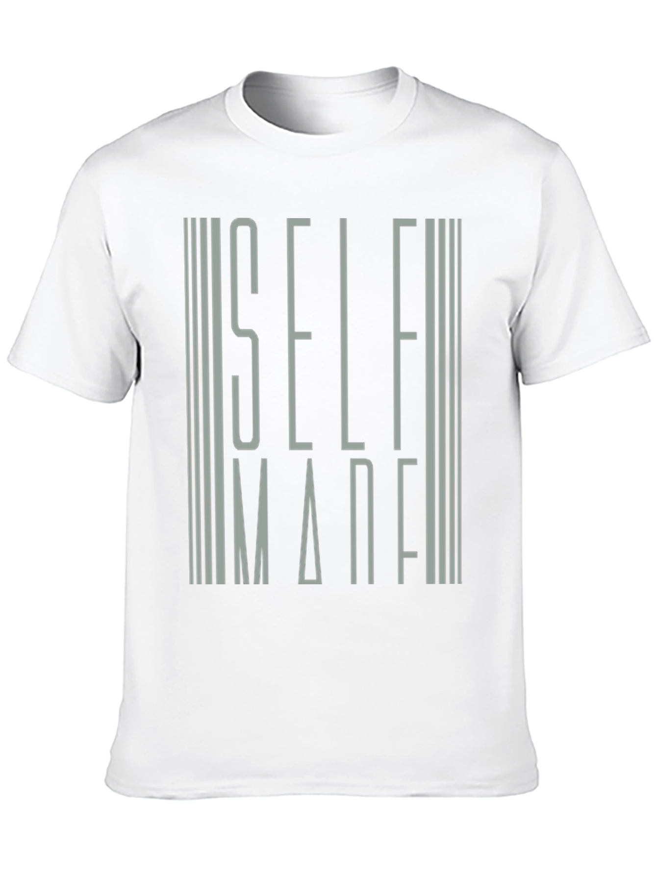 Self Made Graphic Print Mens T-Shirt - Black