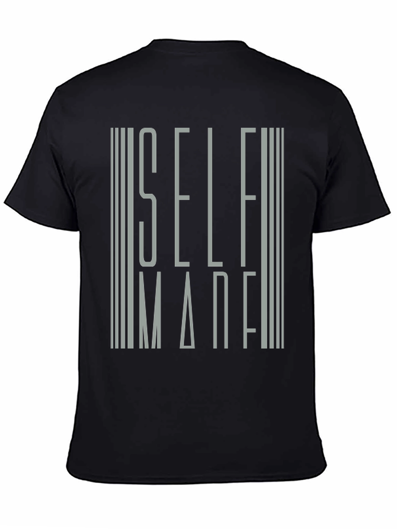 Self Made Graphic Print Mens T-Shirt - Black