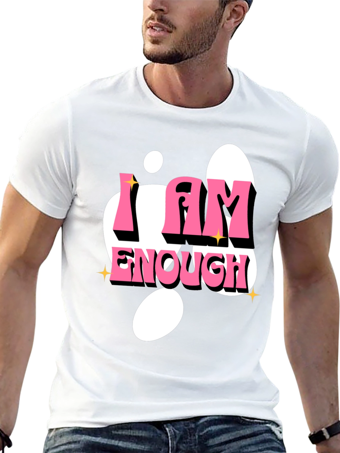 I Am Enough Graphic T-Shirt - Positive Affirmation Tee