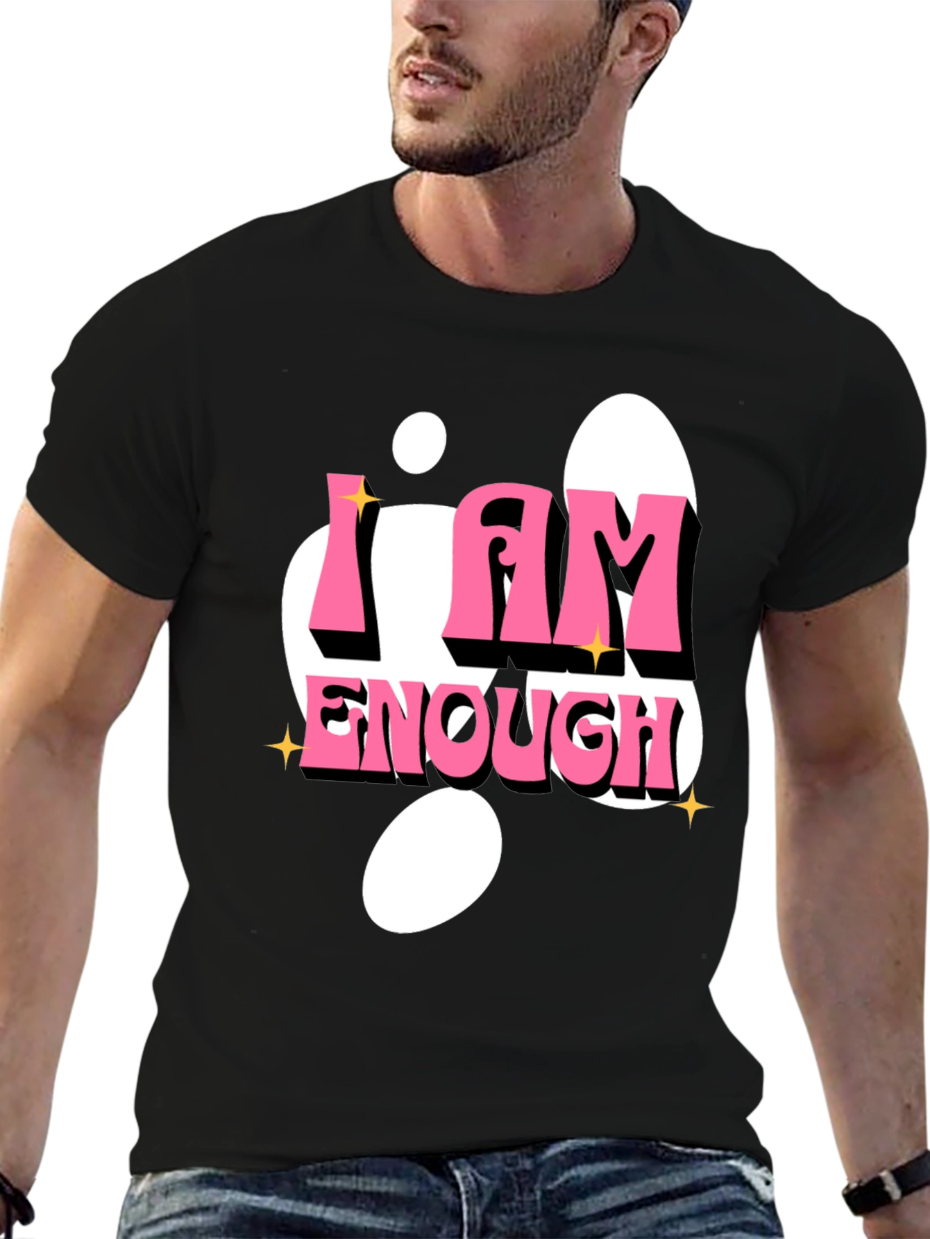 I Am Enough Graphic T-Shirt - Positive Affirmation Tee