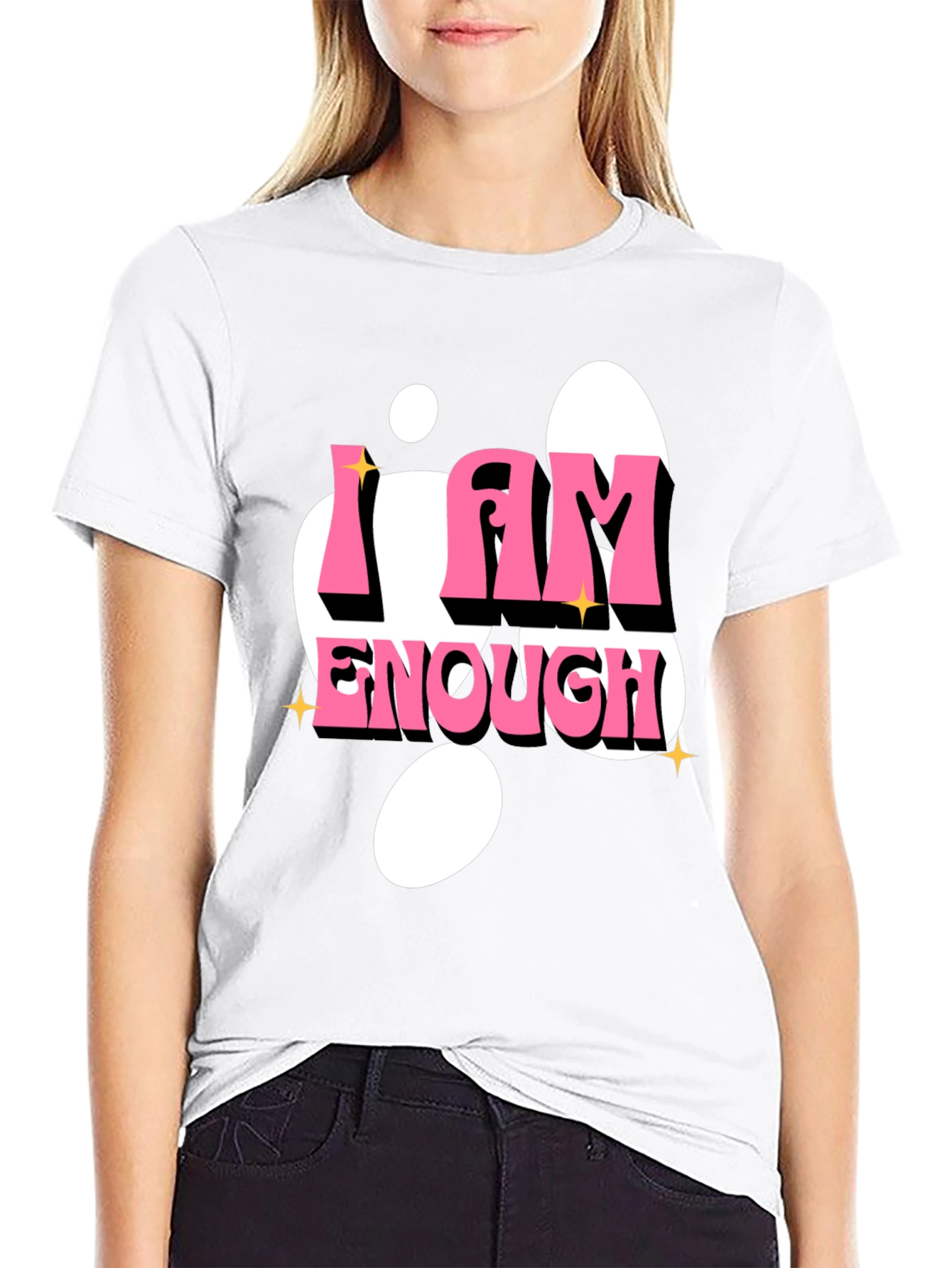 I Am Enough Graphic T-Shirt - Positive Affirmation Tee