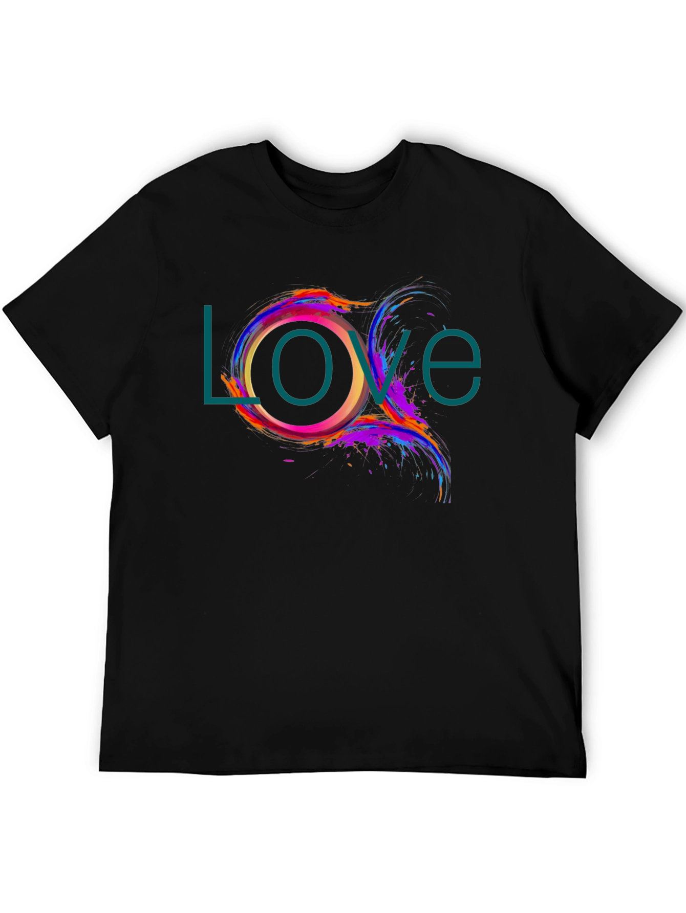 Love Design Black T-Shirt