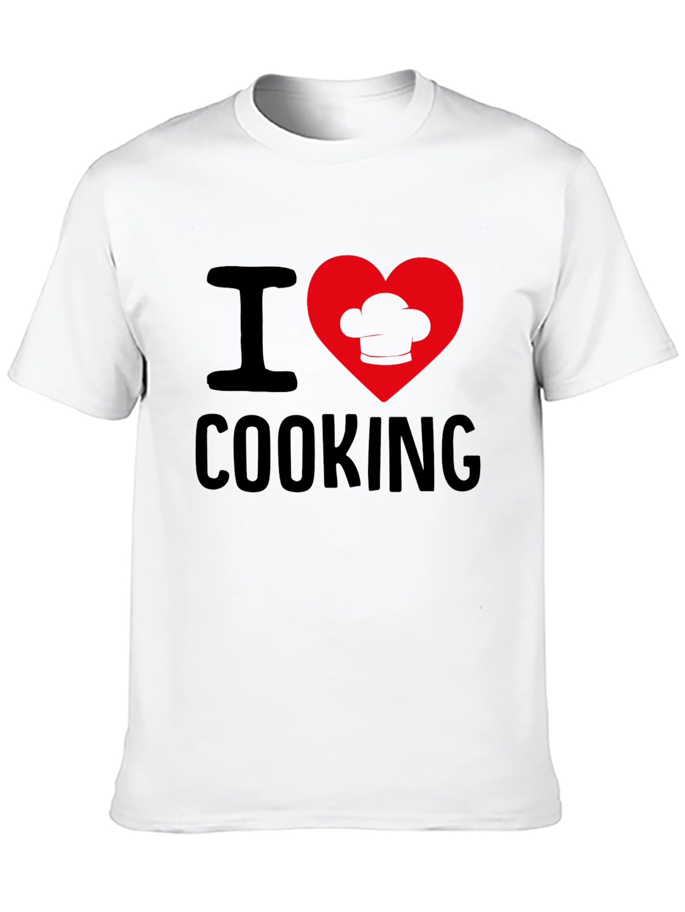 I Heart Cooking T-Shirt Chefs Hat Design