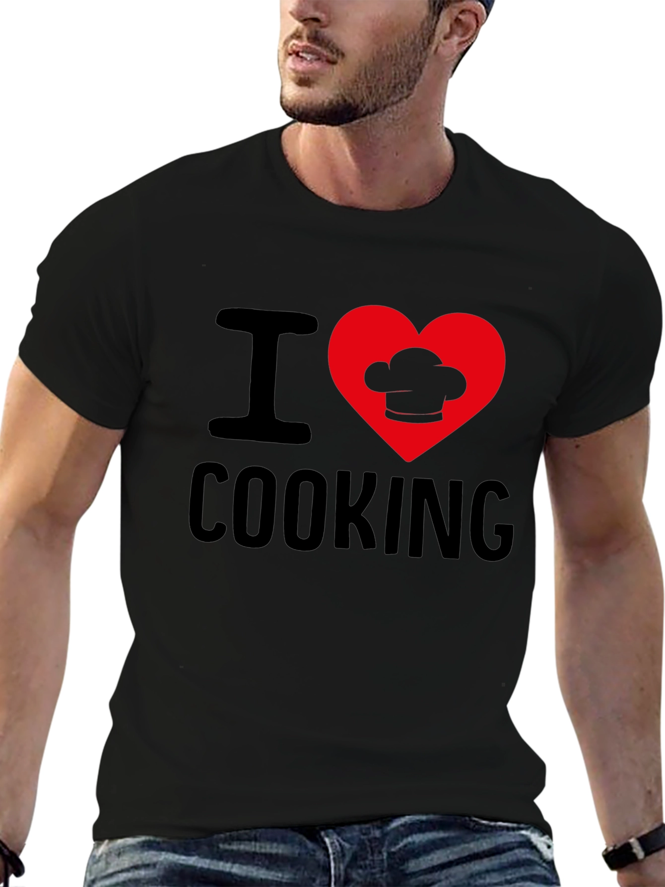 I Heart Cooking T-Shirt Chefs Hat Design