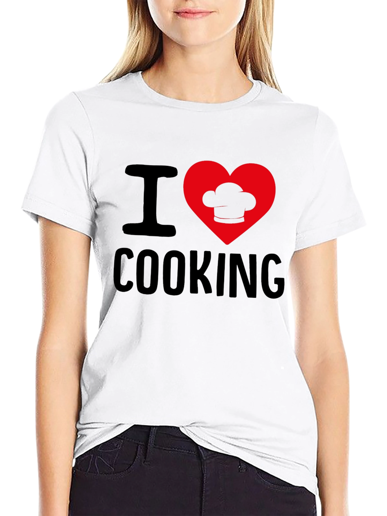 I Heart Cooking T-Shirt Chefs Hat Design