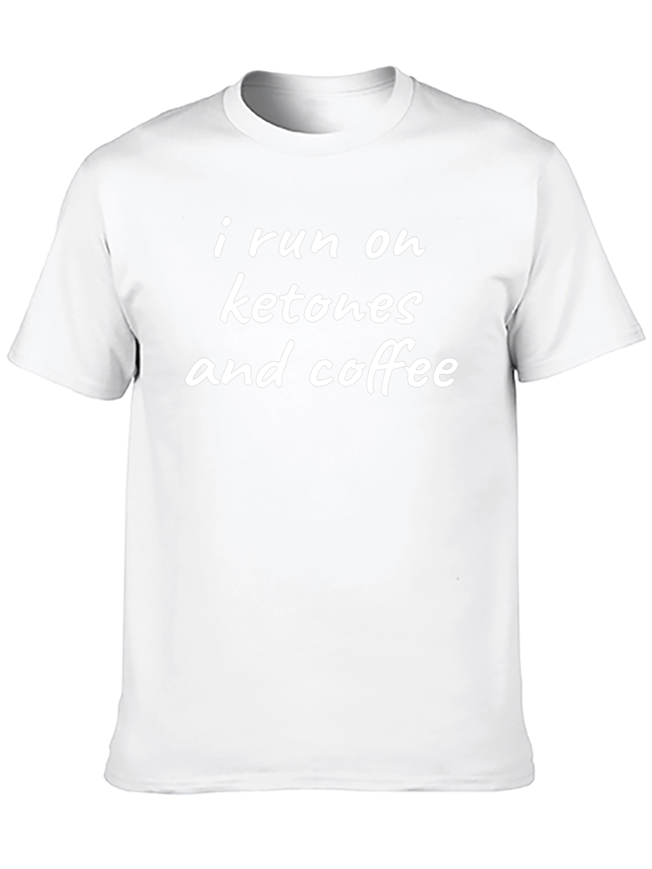 I Run on Ketones and Coffee Black T-Shirt