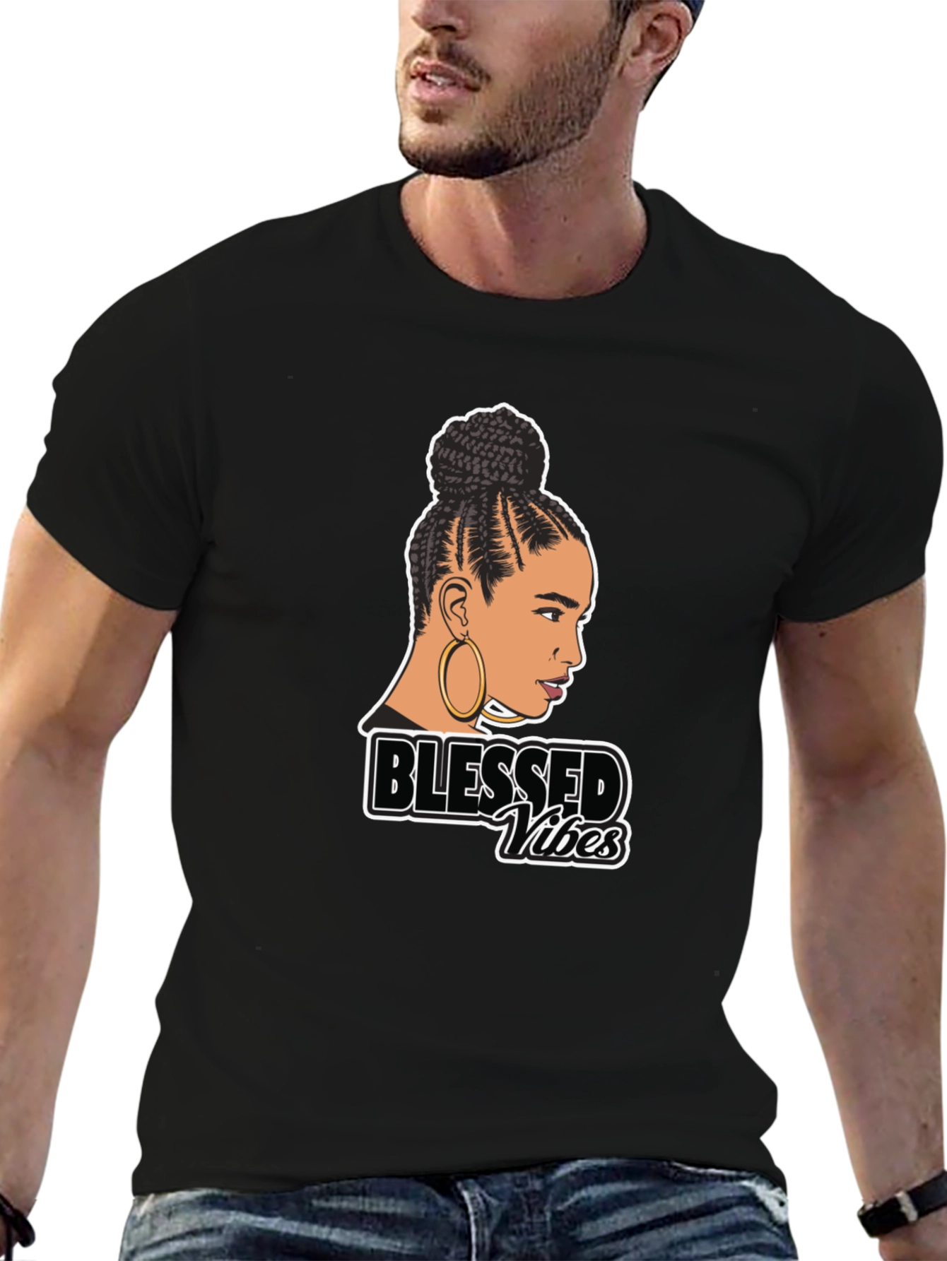 Blessed Vibes Graphic Tee - Stylish & Comfortable
