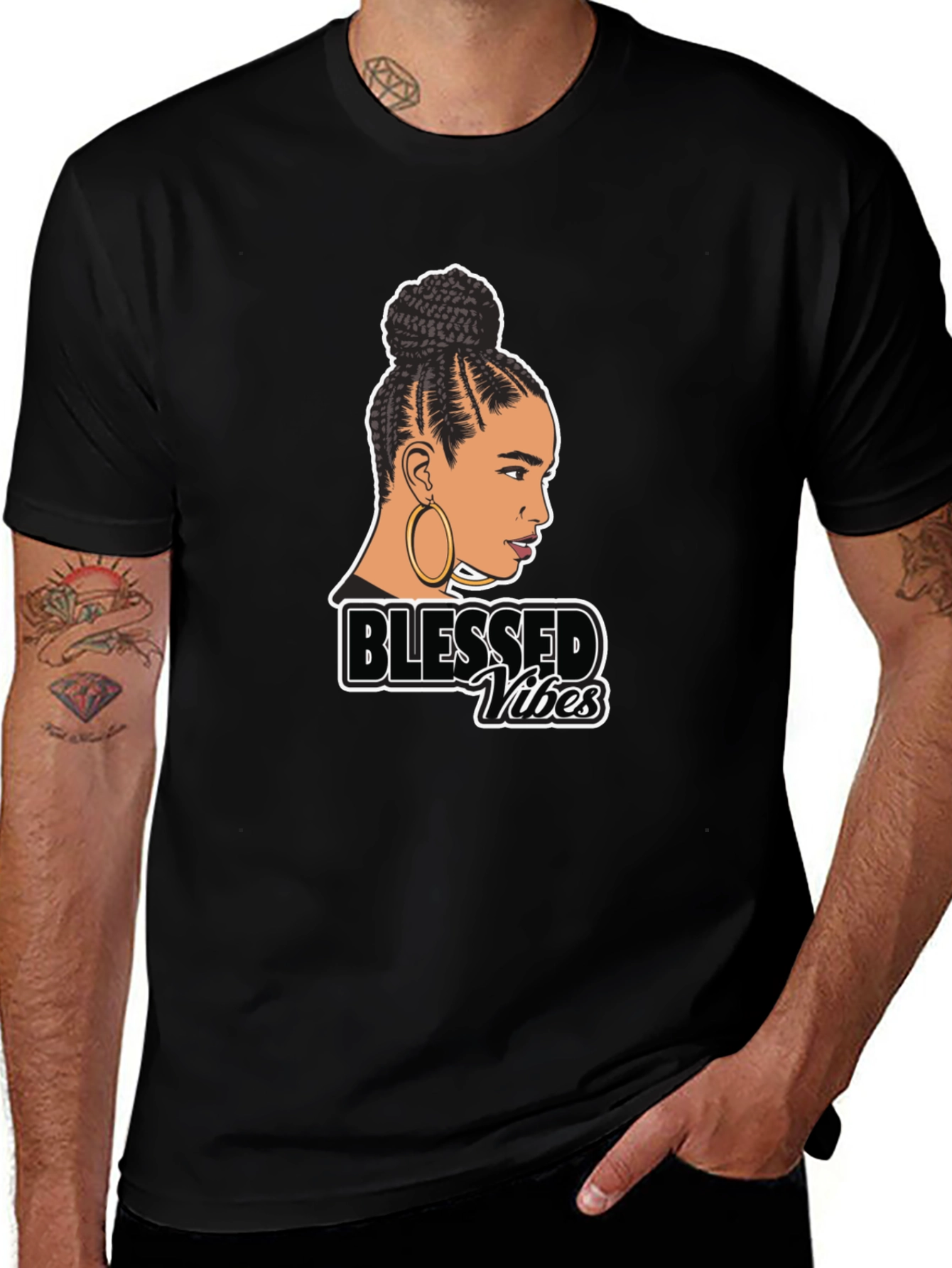 Blessed Vibes Graphic Tee - Stylish & Comfortable