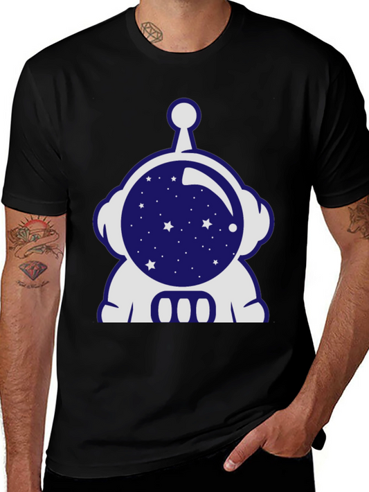 Astronaut Graphic Tee - Black T-Shirt