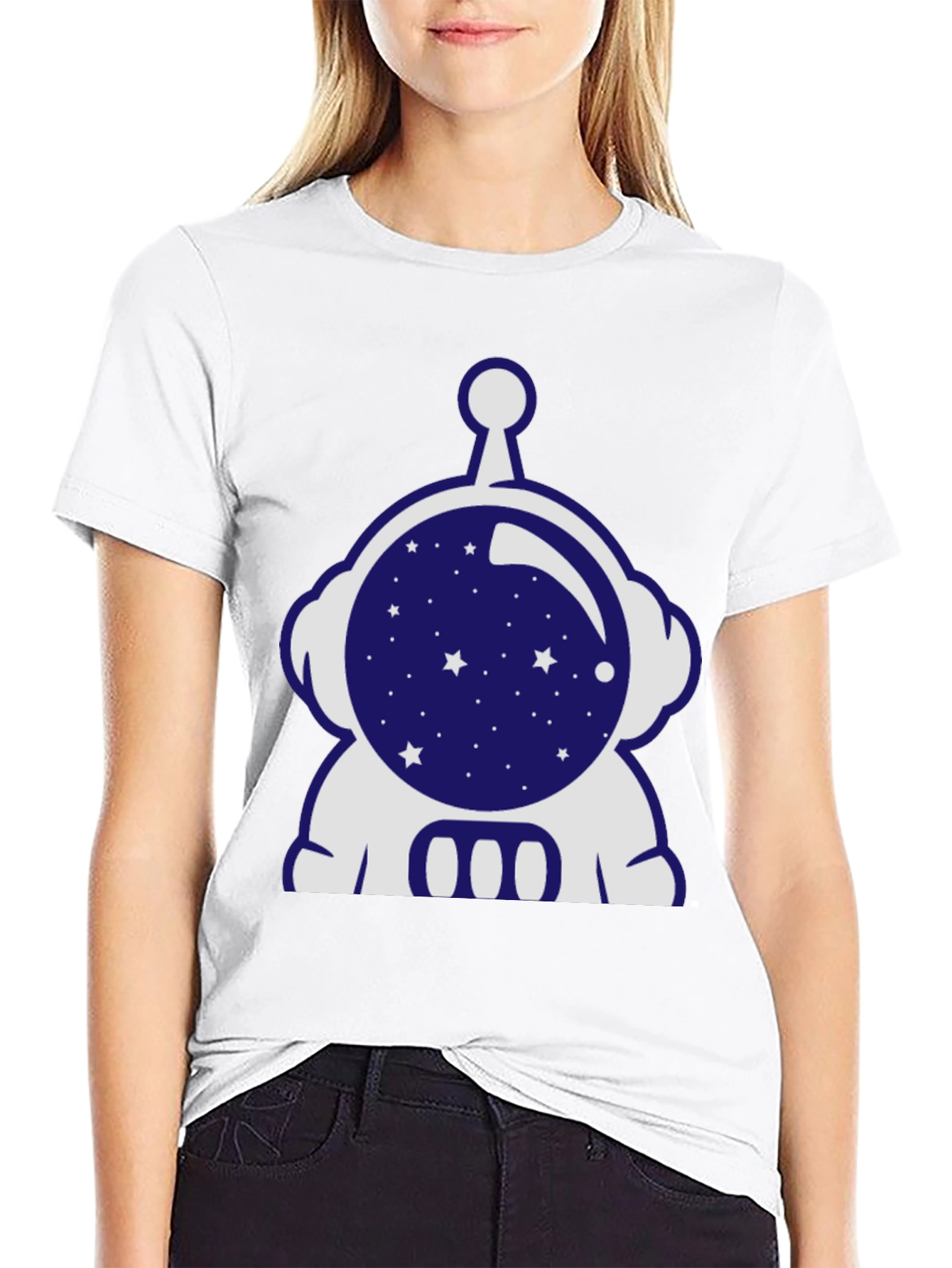 Astronaut Graphic Tee - Black T-Shirt