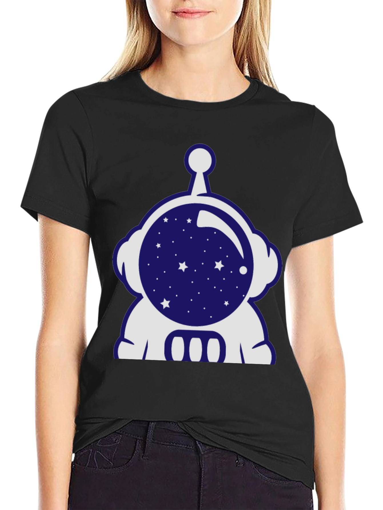 Astronaut Graphic Tee - Black T-Shirt