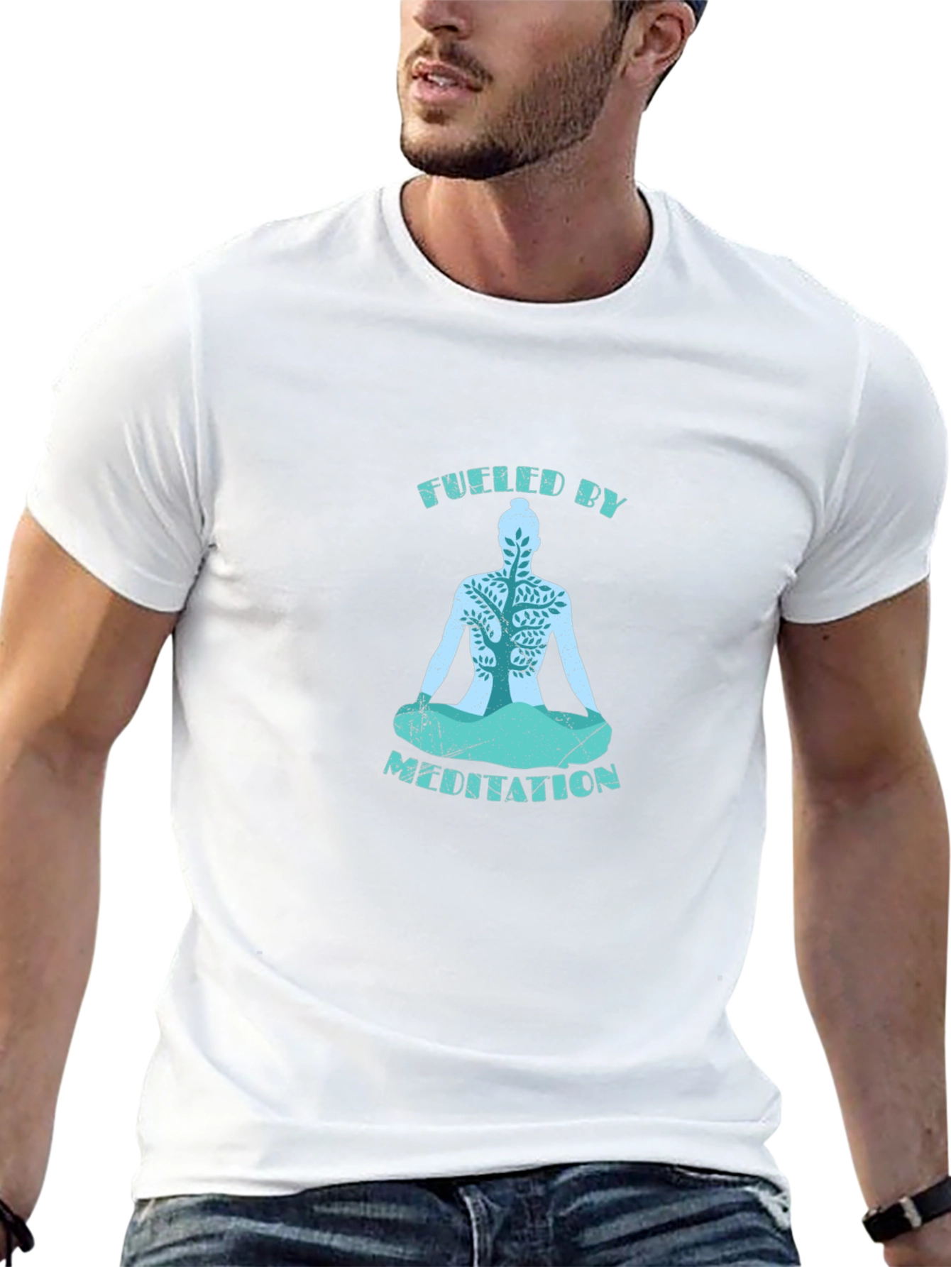 Fueled by Meditation Black T-Shirt