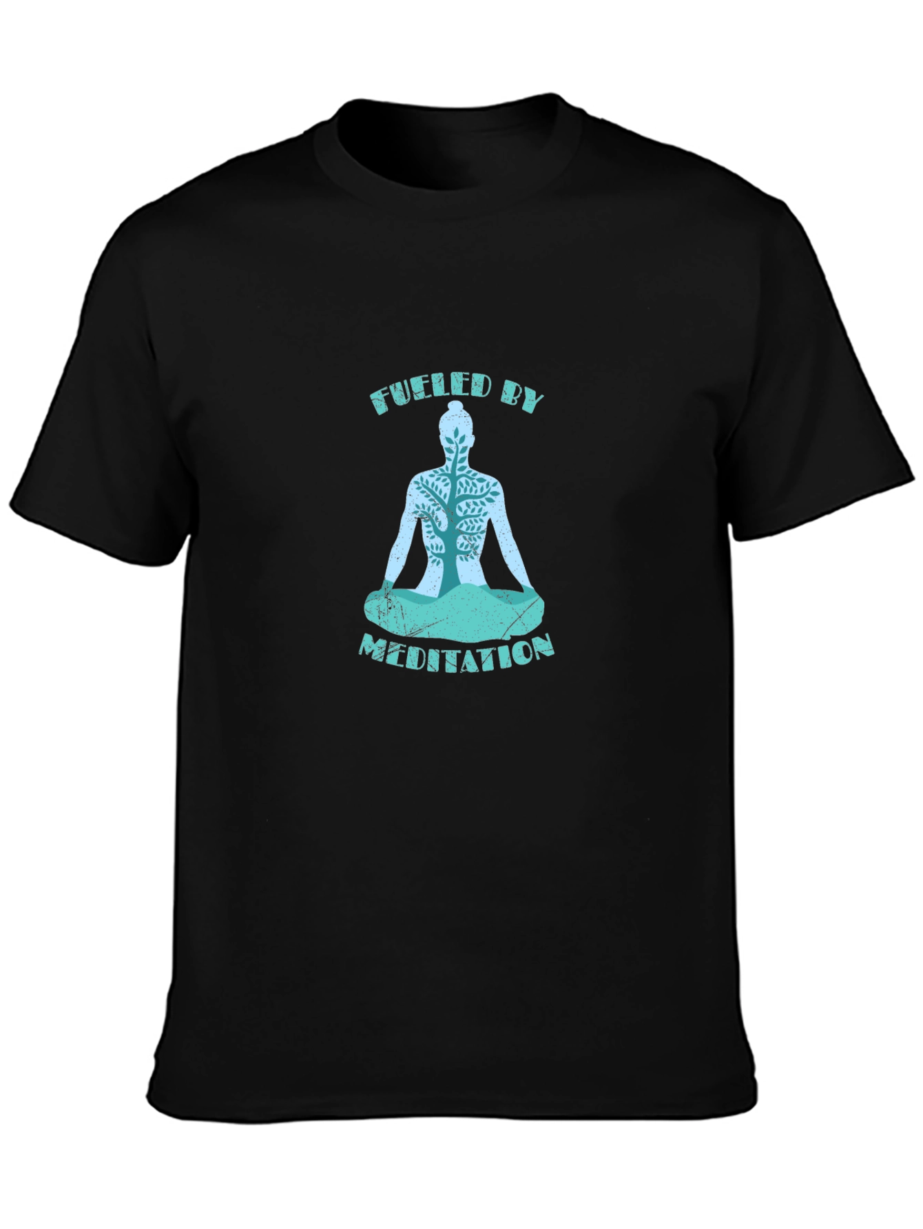 Fueled by Meditation Black T-Shirt