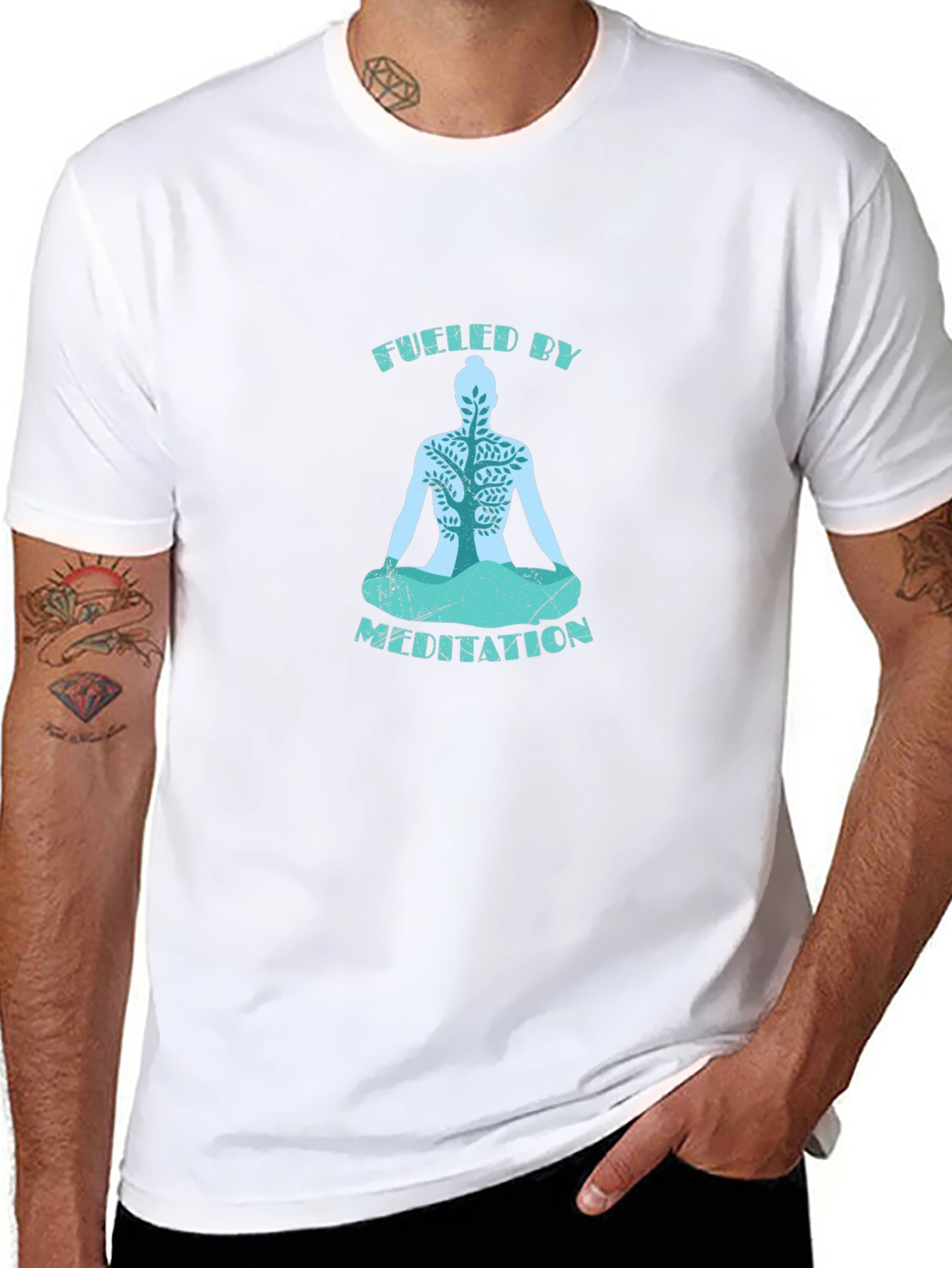 Fueled by Meditation Black T-Shirt
