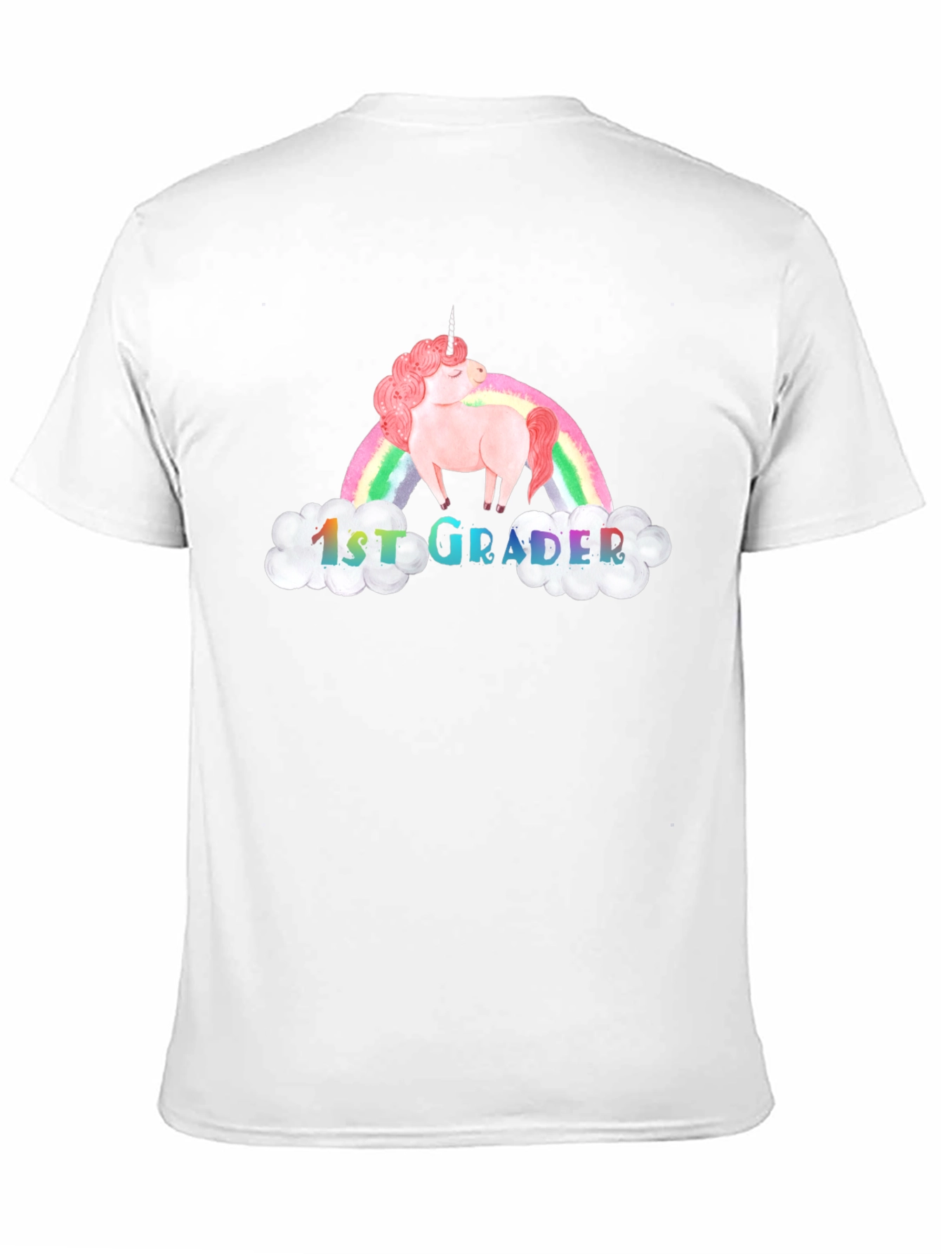 1st Grader Unicorn Rainbow T-Shirt