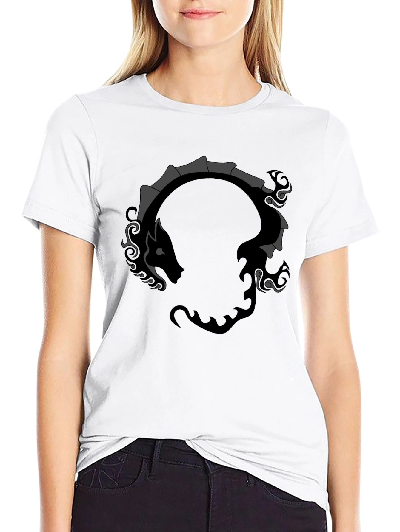 Ouroboros Dragon Black T-Shirt