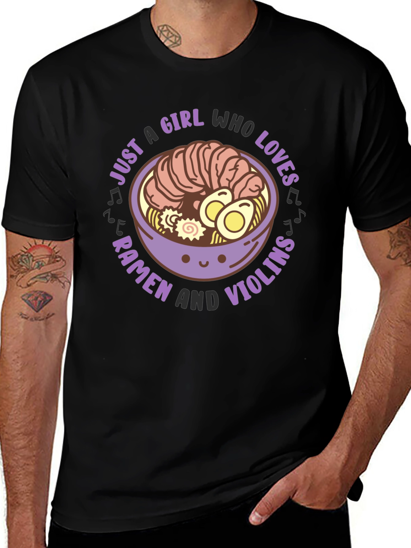 Ramen & Violins Girls T-Shirt