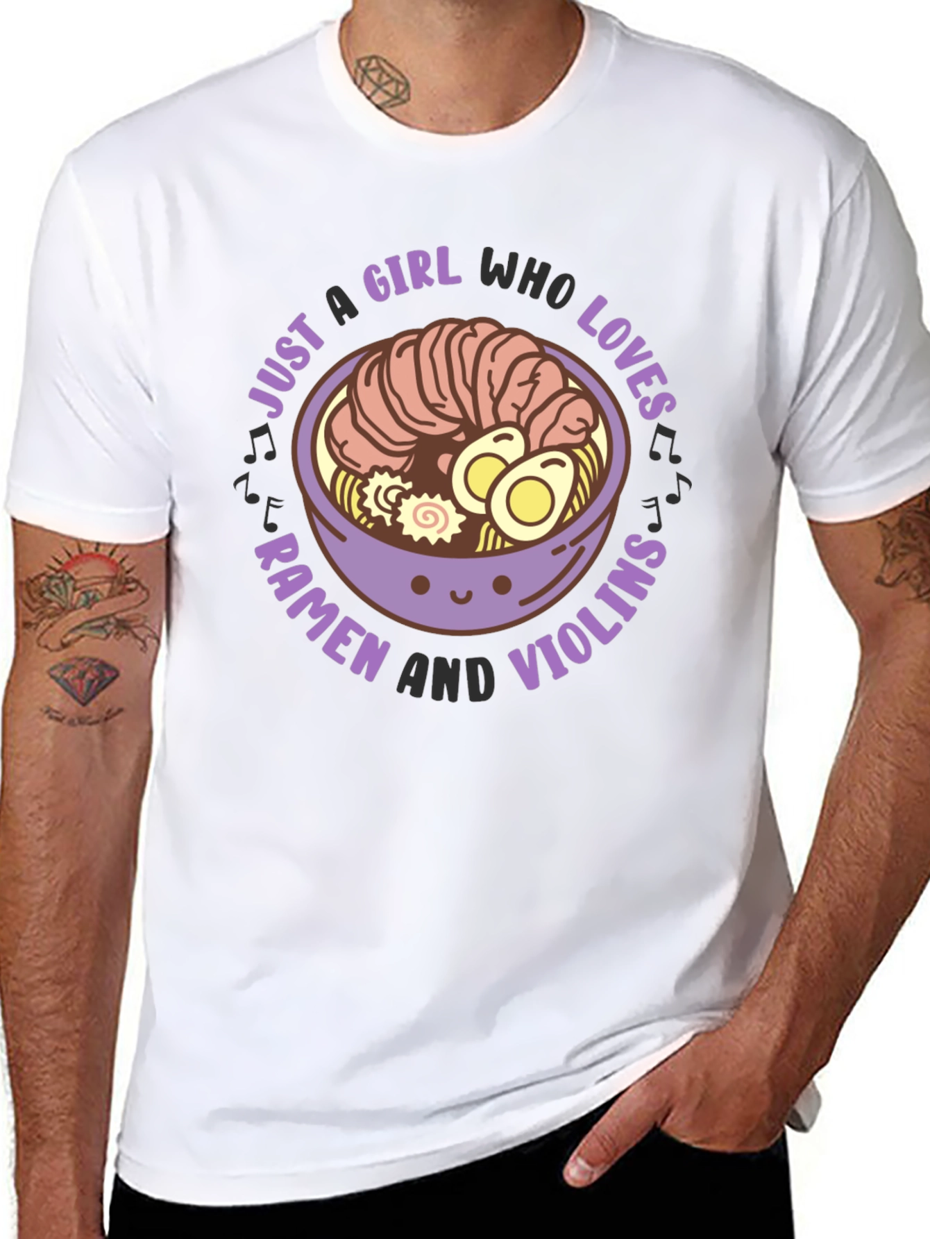 Ramen & Violins Girls T-Shirt