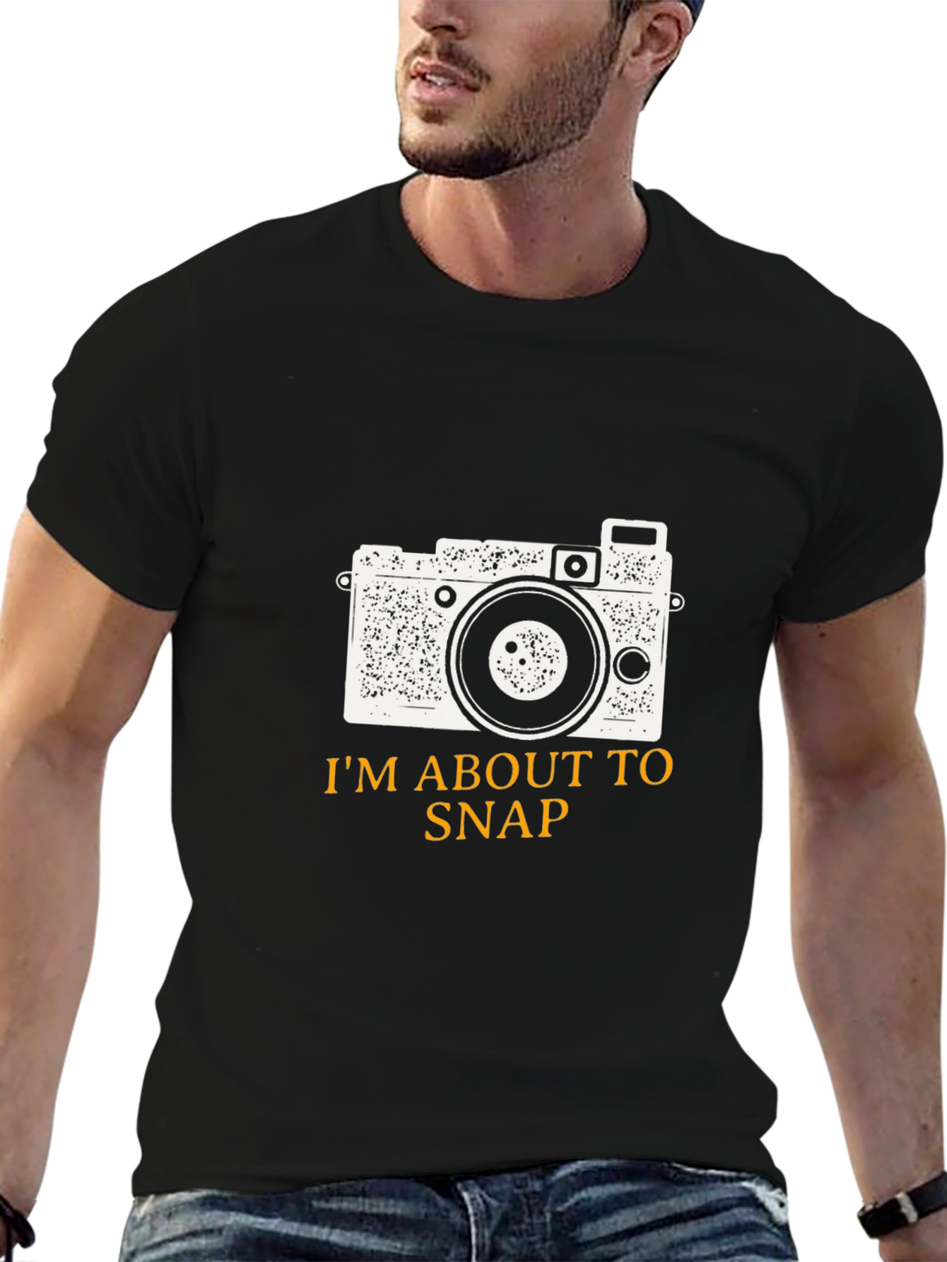 Im About to Snap Camera Graphic T-Shirt