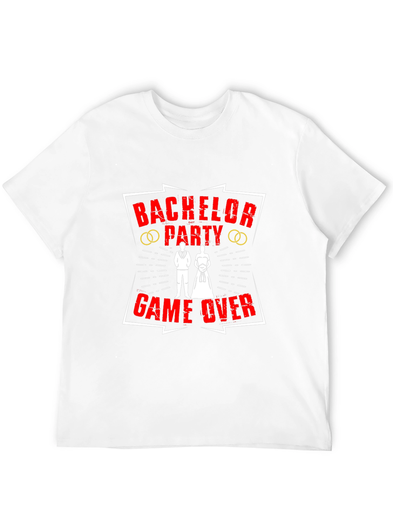 Bachelor Party Game Over Black T-Shirt