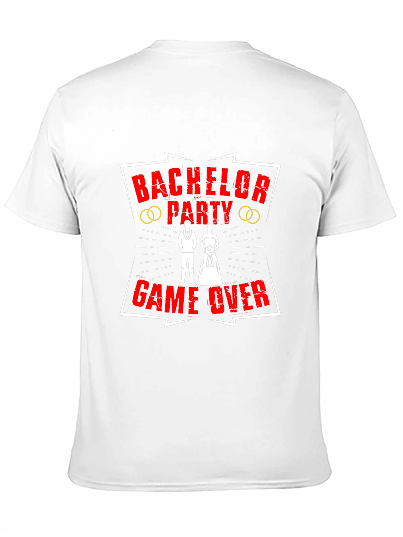 Bachelor Party Game Over Black T-Shirt