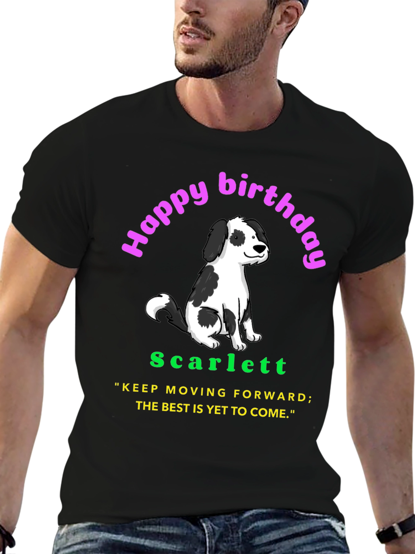 Happy Birthday Dog T-Shirt - Personalized Gift