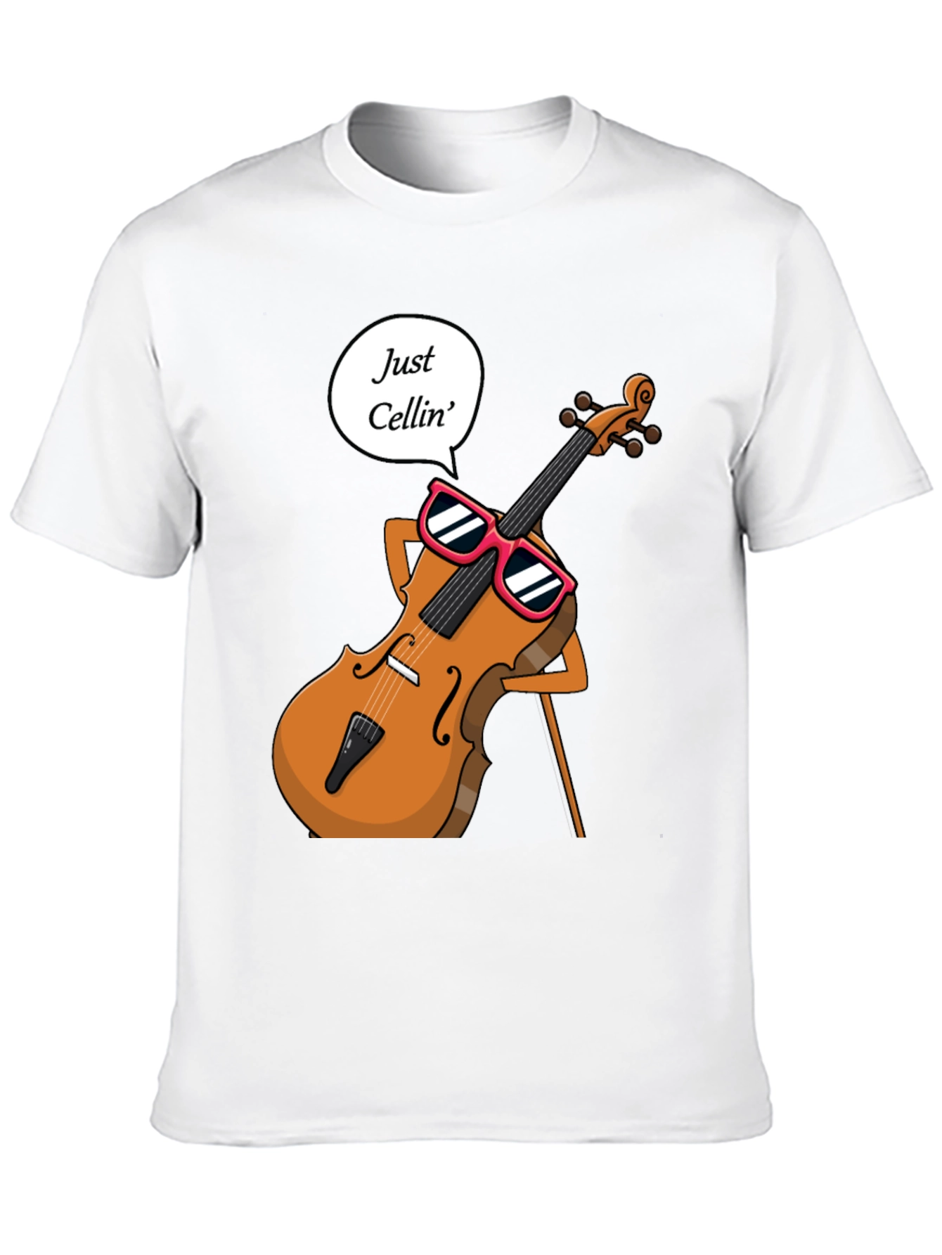 Just Cellin T-Shirt - Musician Humor Tee