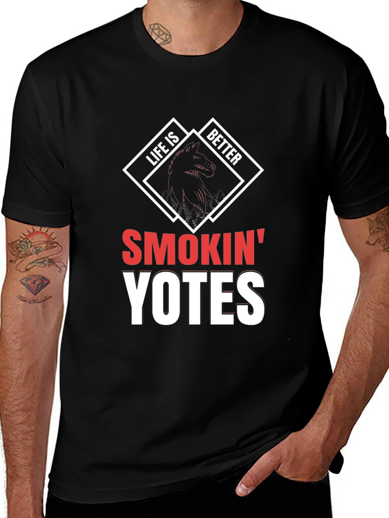 Life is Better Smokin Yates T-Shirt