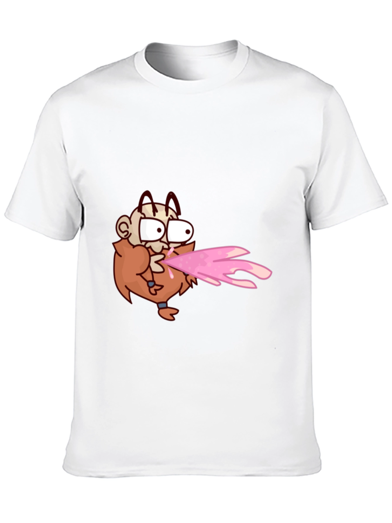 Cartoon Man Fire T-Shirt