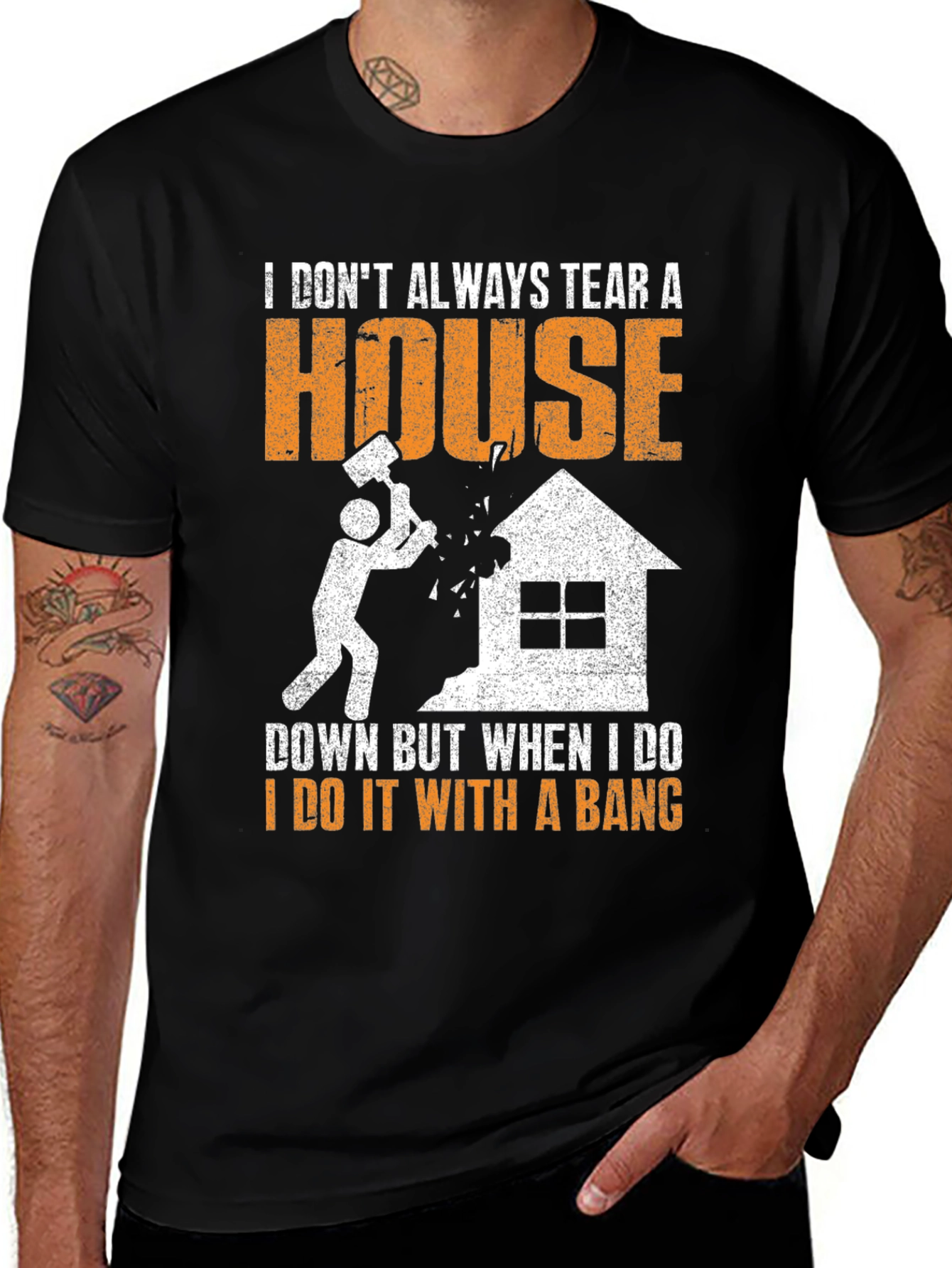 Demolition Crew T-Shirt - Tear Down with a Bang