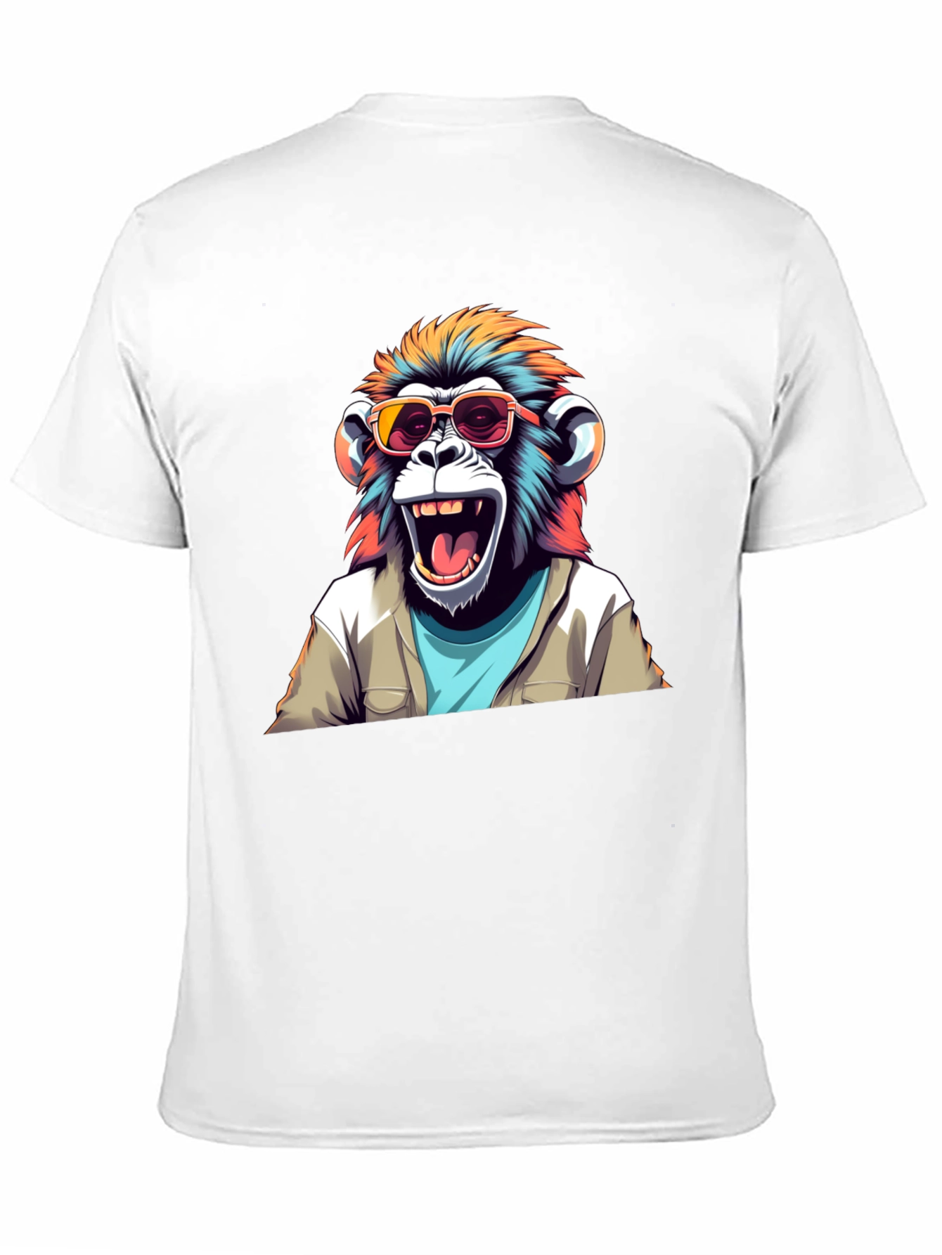 Cool Monkey Graphic Tee - Black T-Shirt