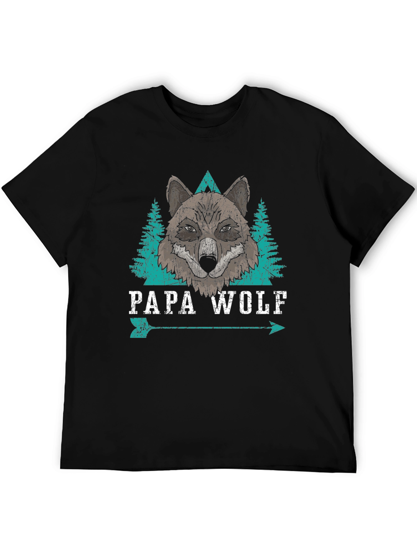 Papa Wolf Graphic T-Shirt - Mens Tee