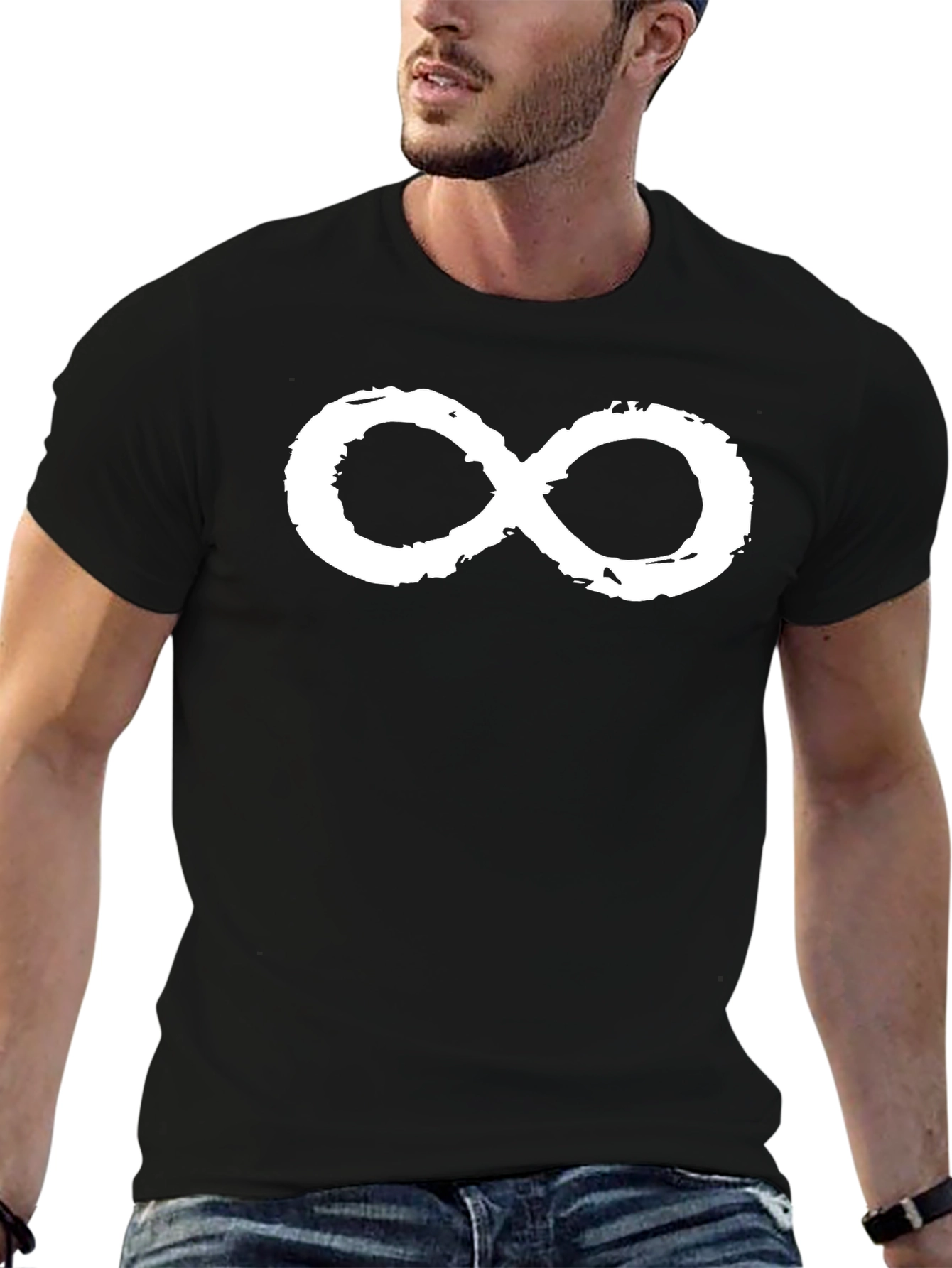 Infinity Symbol T-Shirt - Classic Black Tee