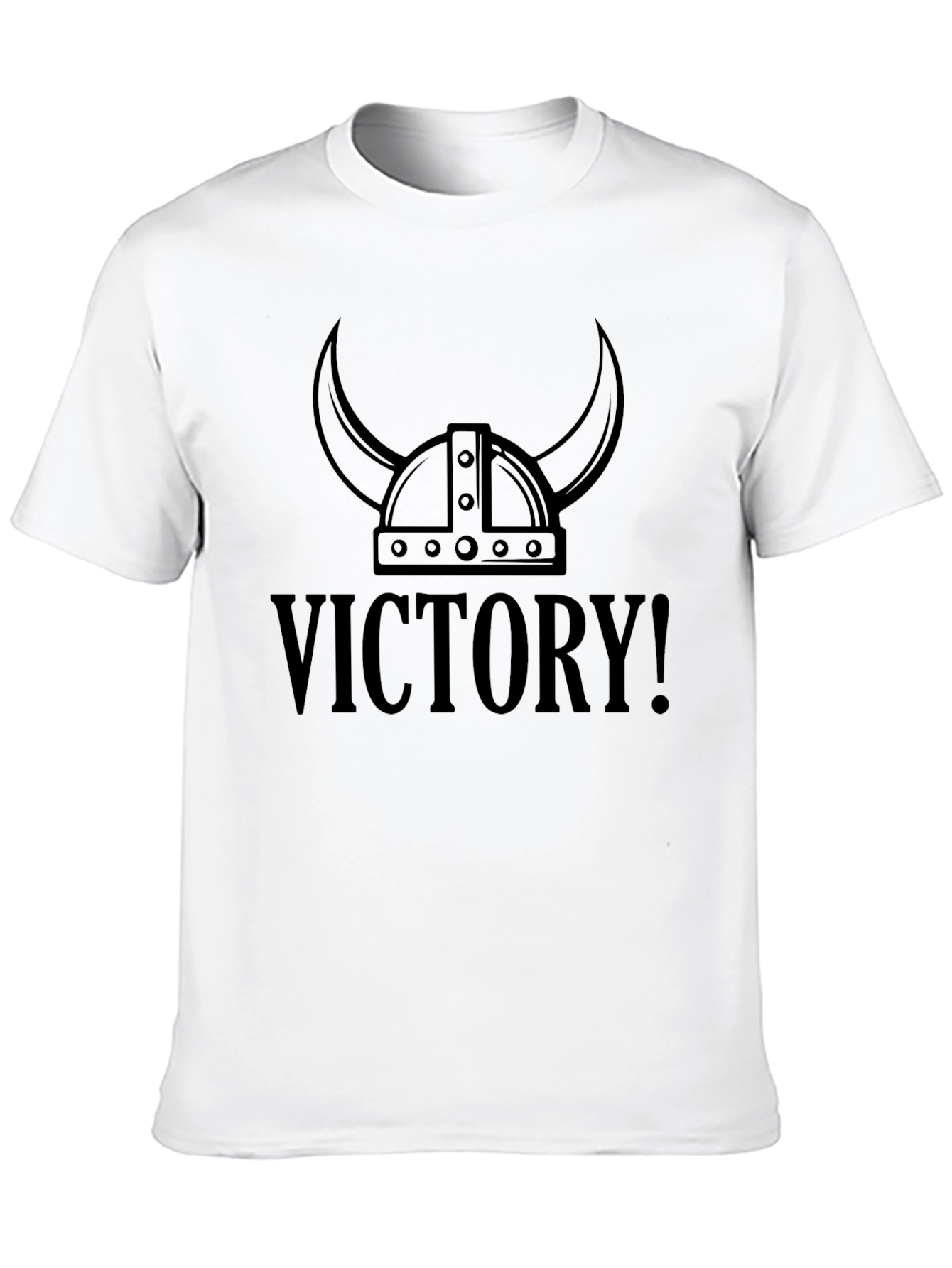 Victory! Viking Helmet Graphic T-Shirt