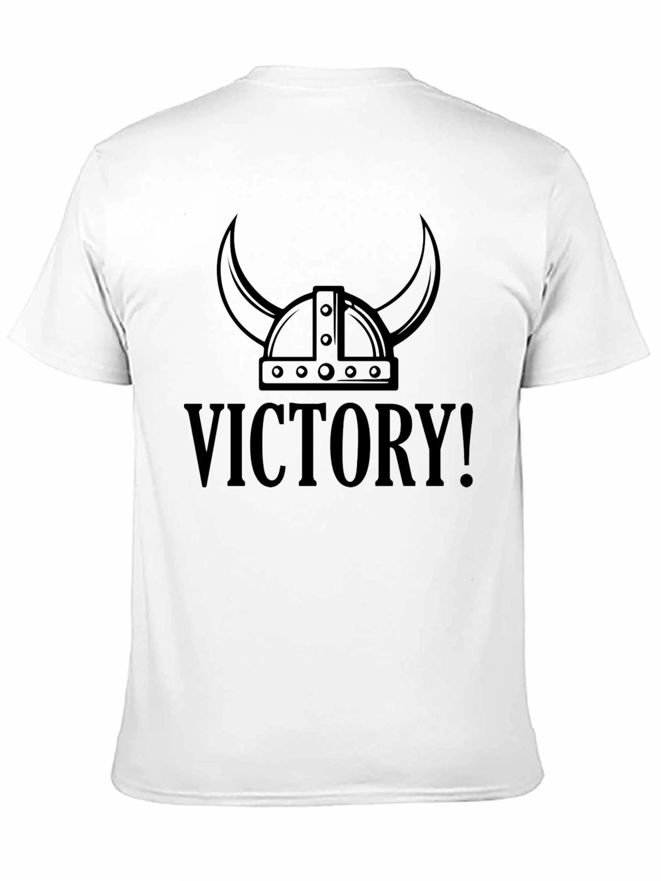 Victory! Viking Helmet Graphic T-Shirt