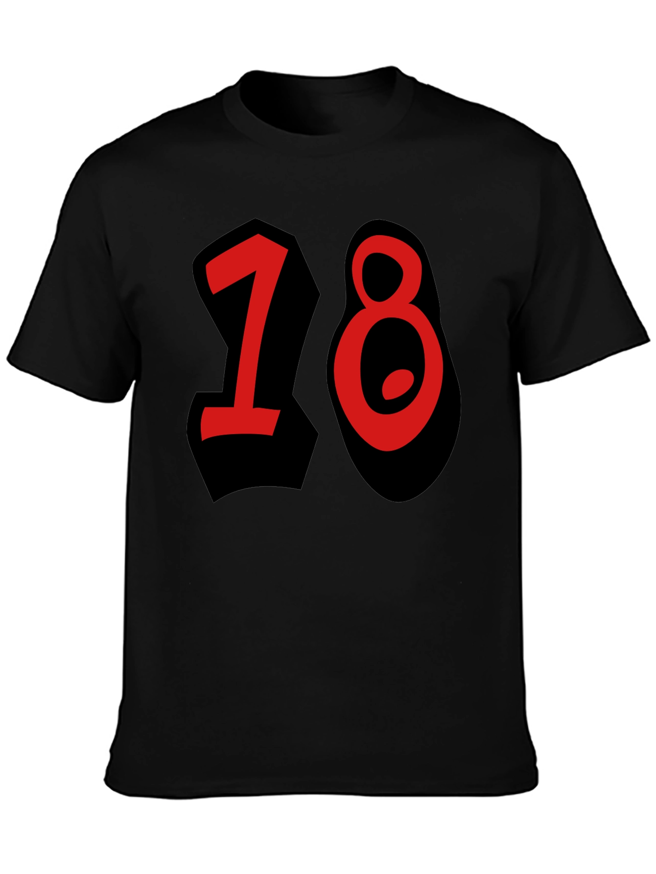 18th Birthday Black T-Shirt for Men