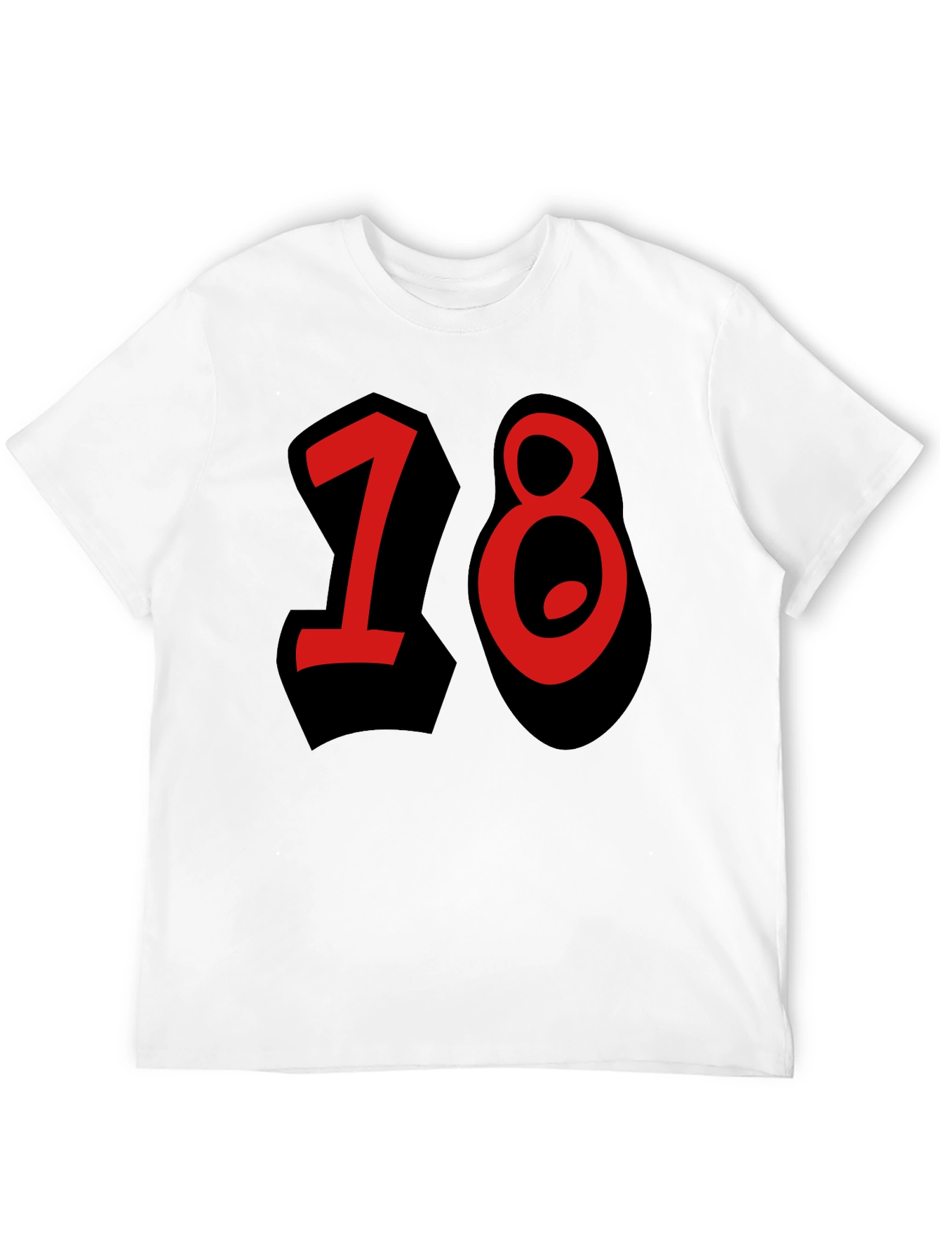 18th Birthday Black T-Shirt for Men