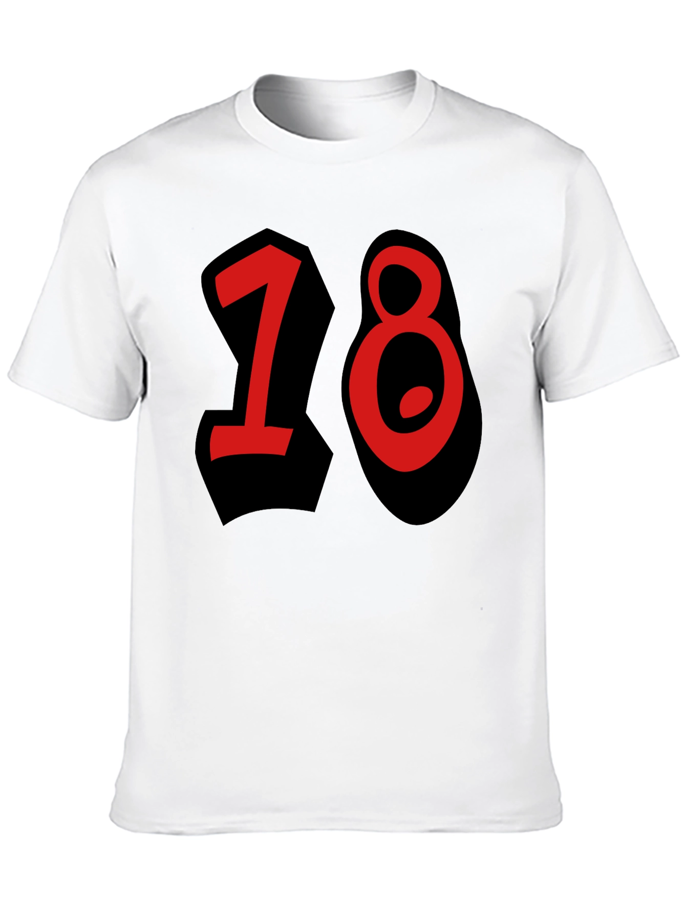 18th Birthday Black T-Shirt for Men