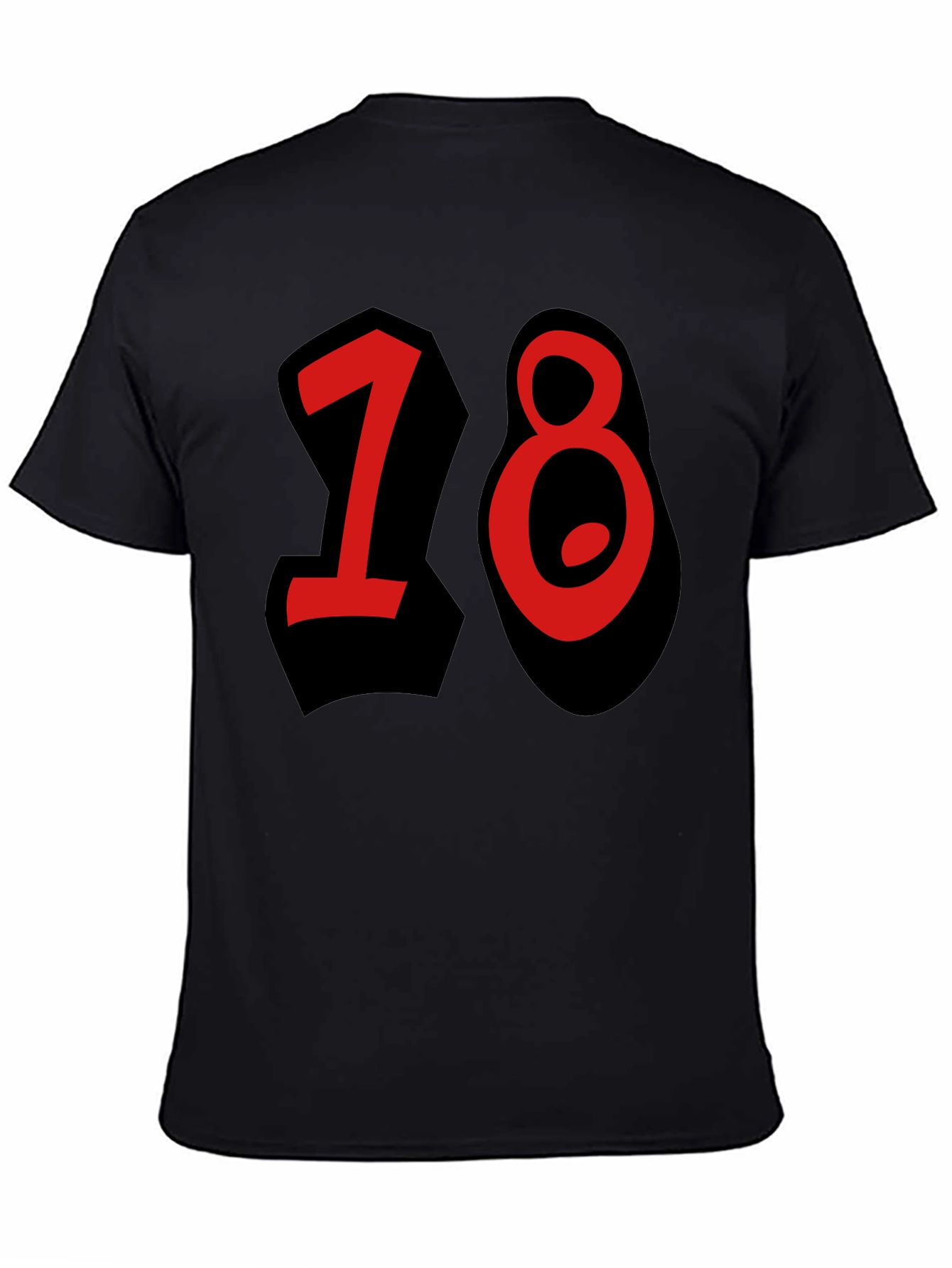 18th Birthday Black T-Shirt for Men