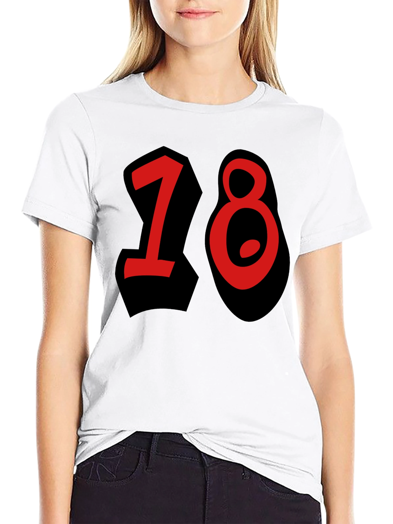 18th Birthday Black T-Shirt for Men