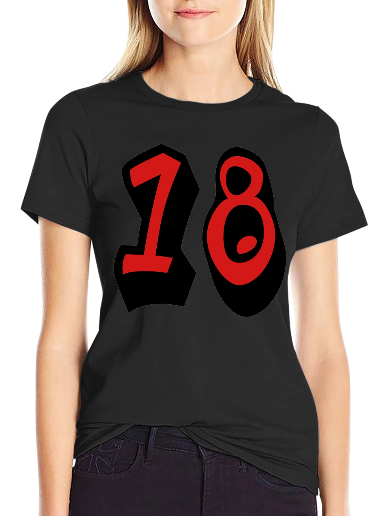 18th Birthday Black T-Shirt for Men