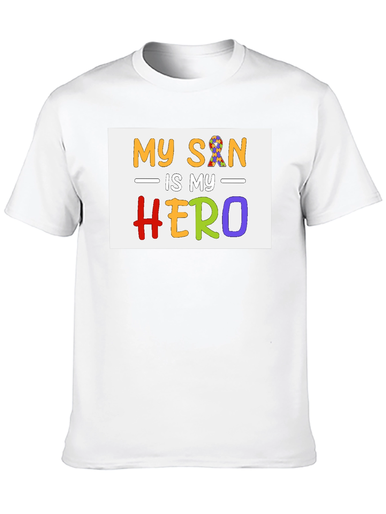 My Son Is My Hero Autism Awareness T-Shirt